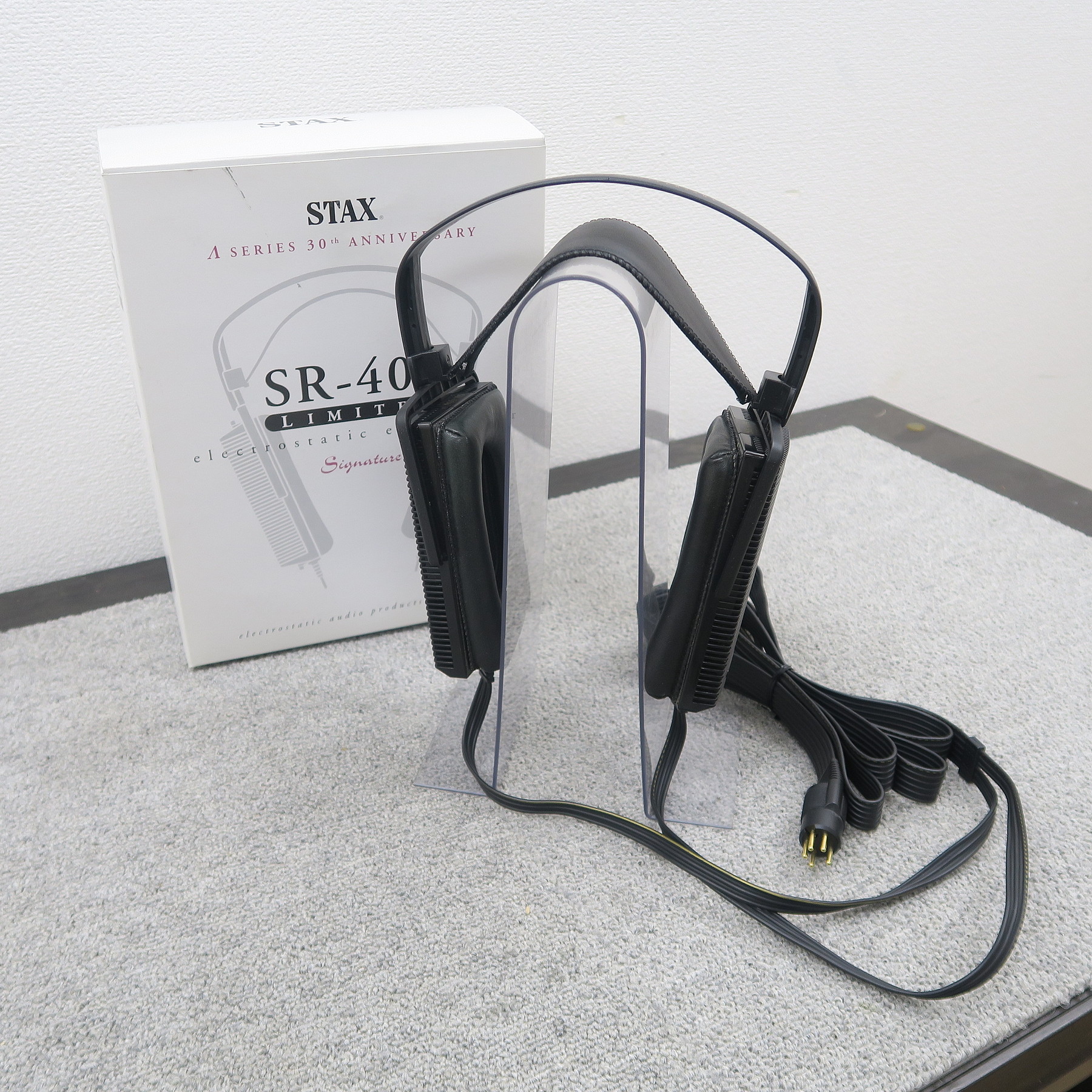 現状】スタックス STAX SR-404 limited ヘッドフォン 【元箱】 @54128 ...