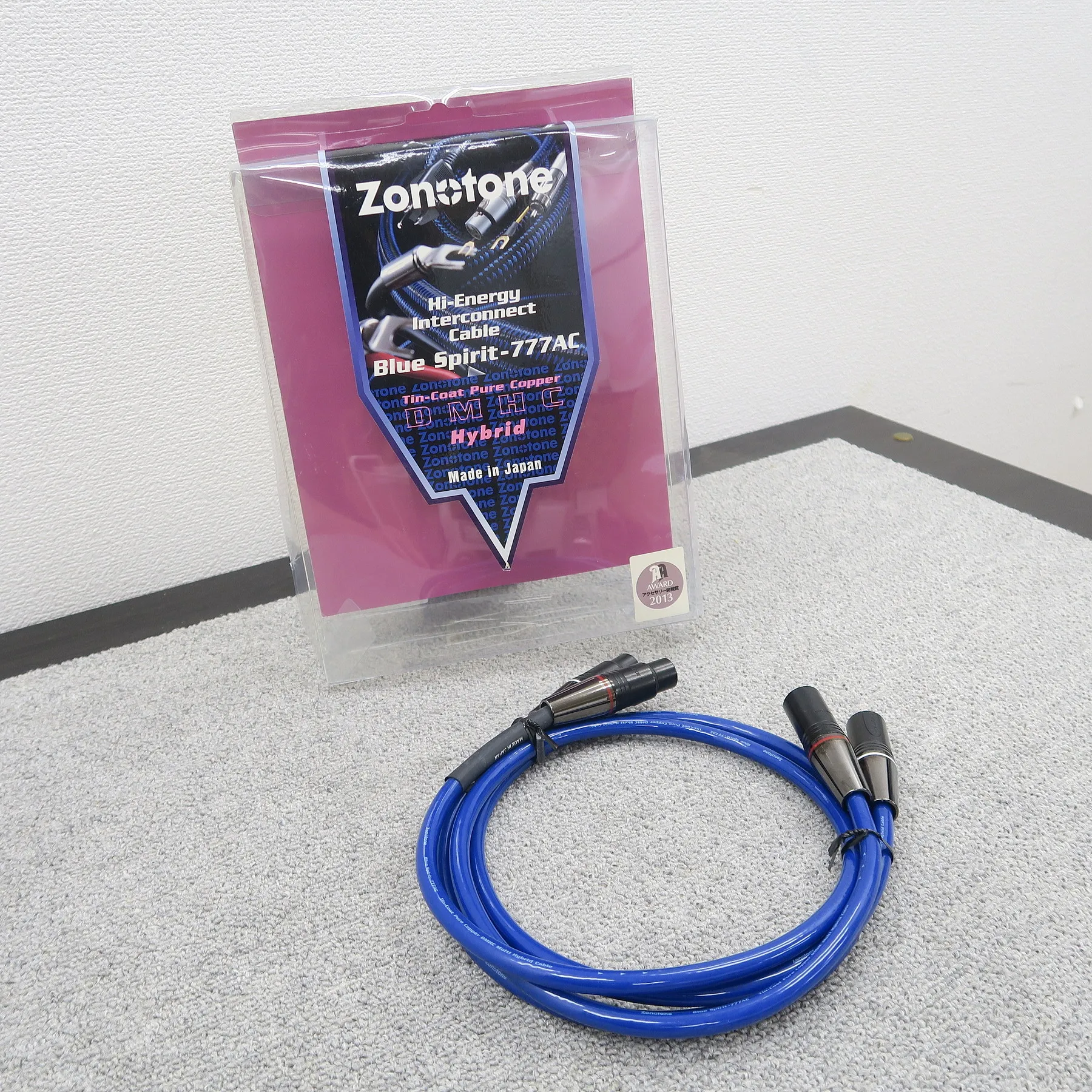 ゾノトーン Zonotone Blue Spirit-777AC XLRケーブル