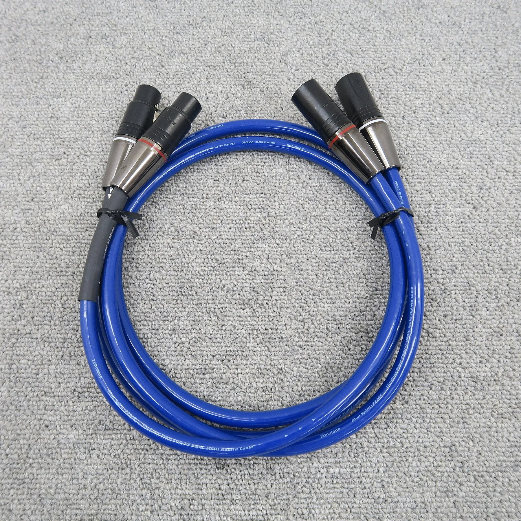 ケーブル・シールド zono tone blue spirit-777ac ゾノトーン Zonotone Blue Spirit-777AC XLRケーブル @54288｜中古
