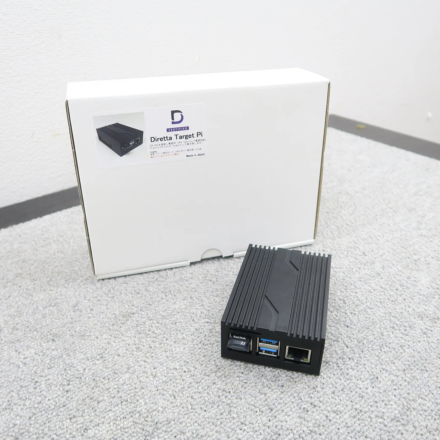 オリオスペック OLIOSPEC Diretta Target Pi ネットワークプレーヤー【元箱】