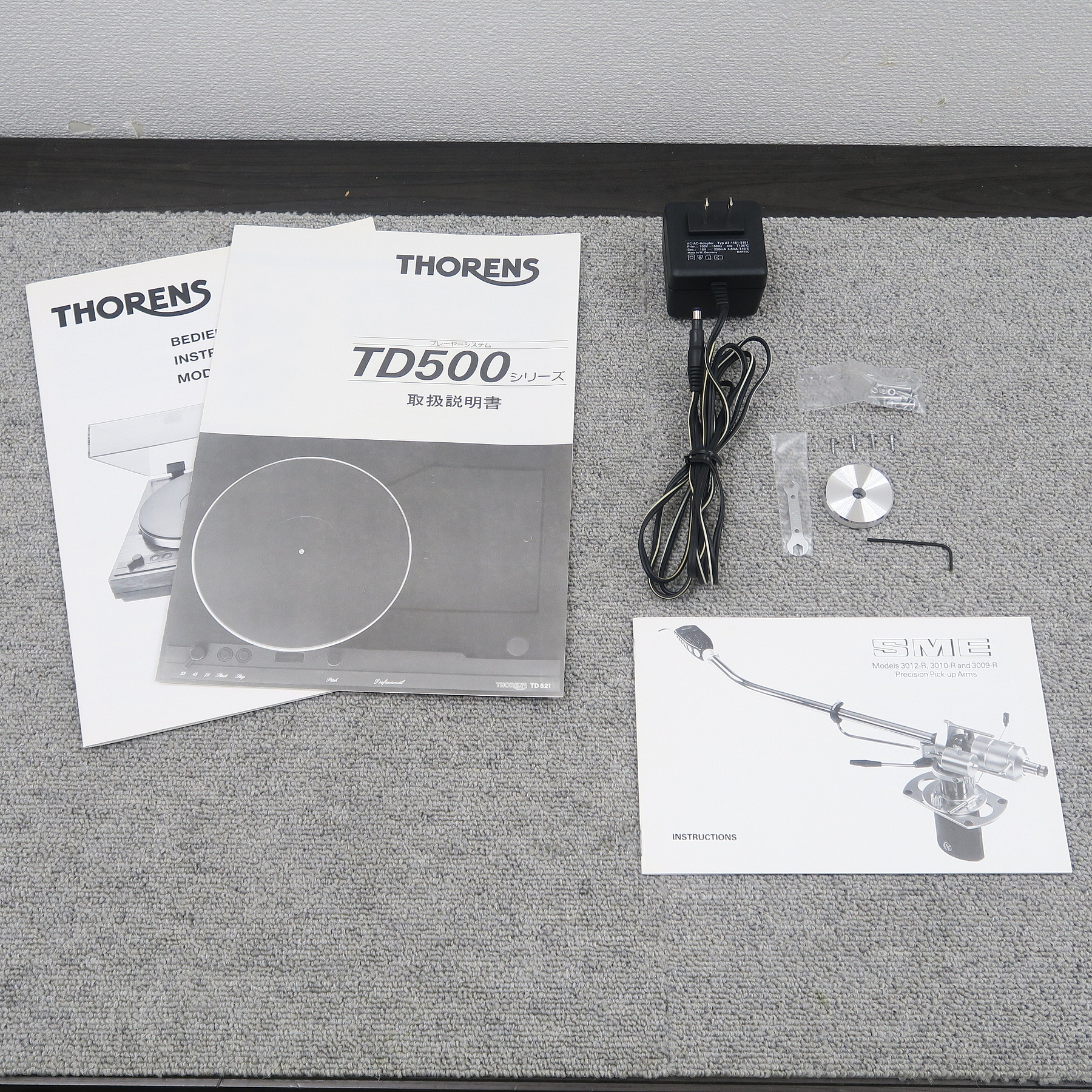 Aランク】トーレンス THORENS TD520 SME 3012-R ターンテーブル @54297