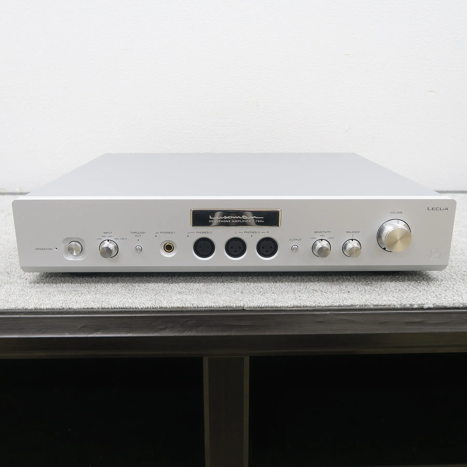 ラックスマン LUXMAN P-750u ヘッドフォンアンプ