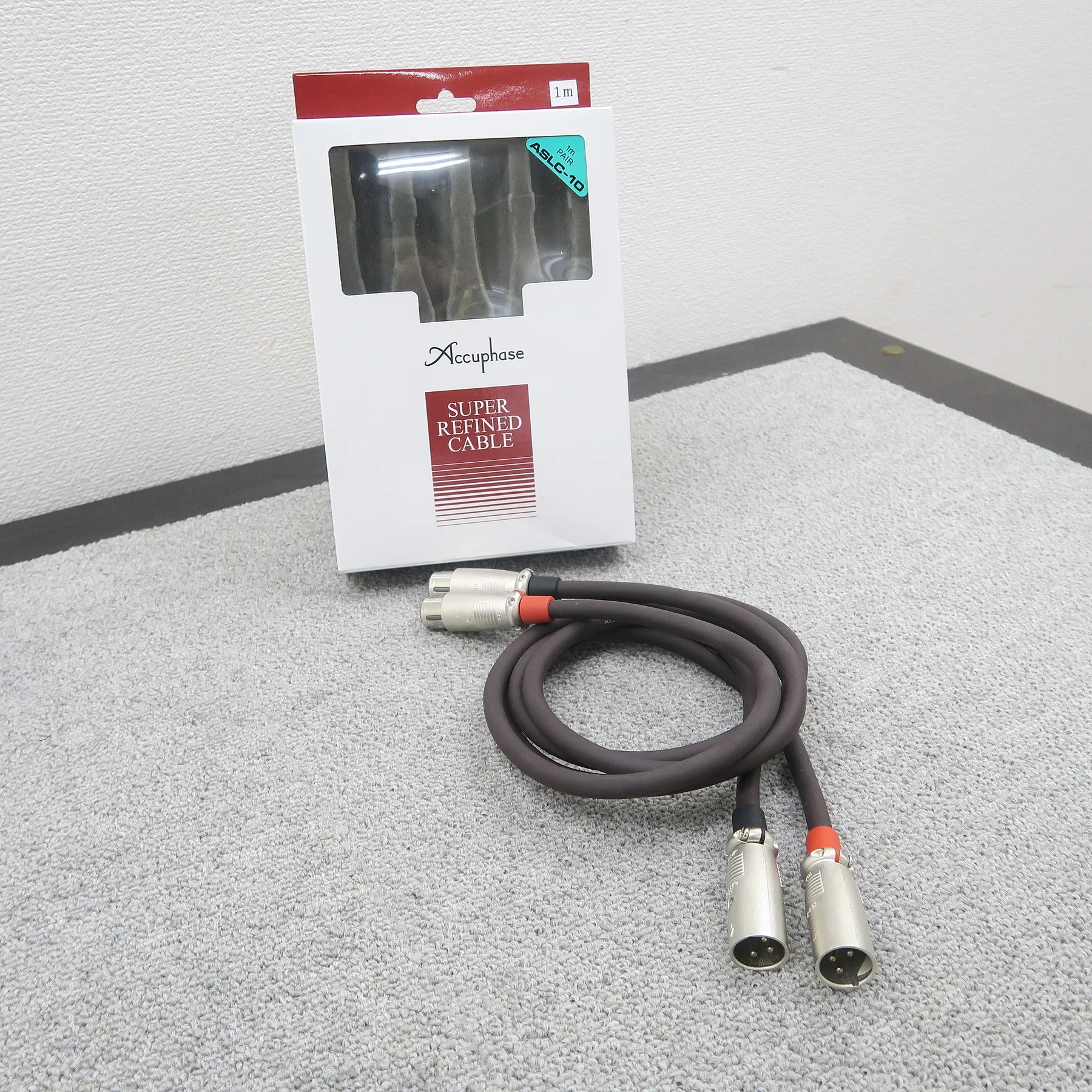 アキュフェーズ Accuphase ASLC-10 1.0m XLRケーブルペア 【元箱】
