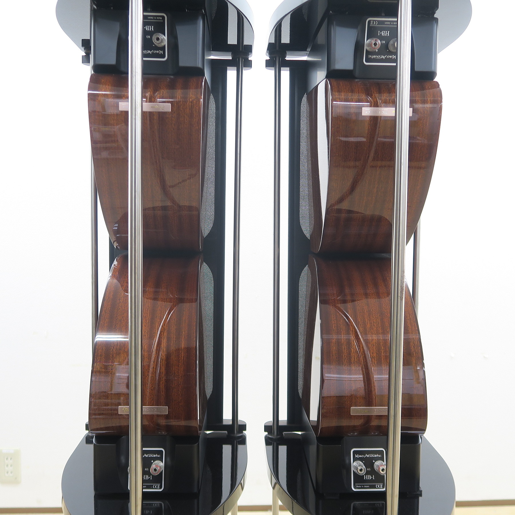 Aランク】Kiso Acoustic HB-1 スピーカー4本 専用ダブルスタック