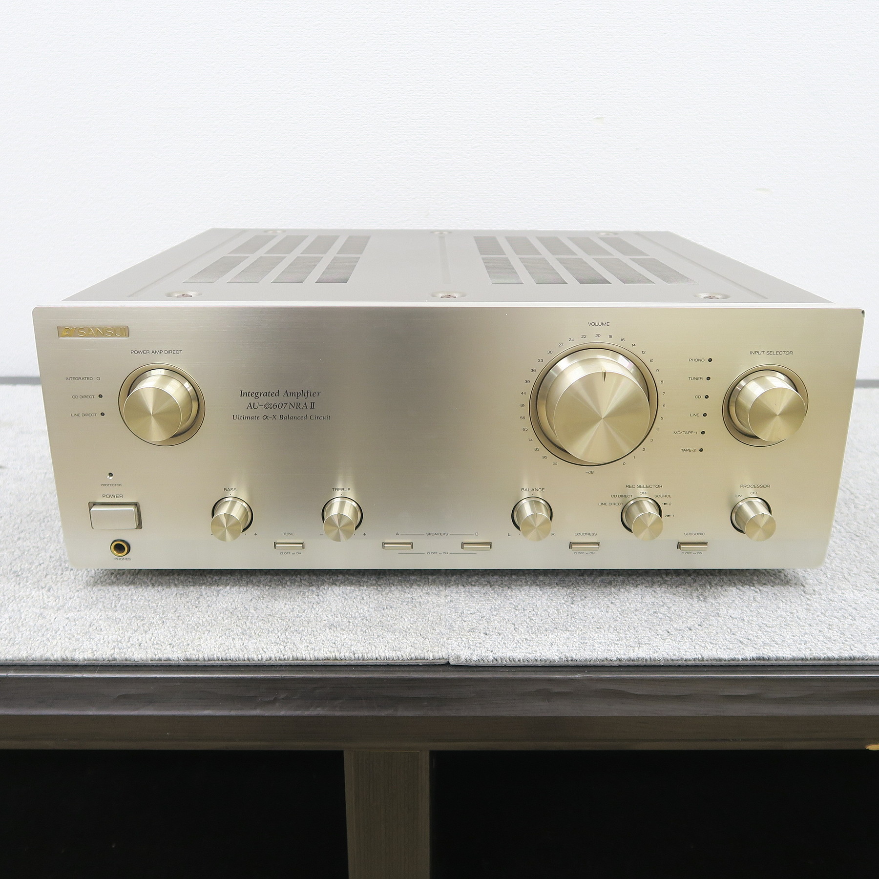 現状】サンスイ SANSUI AU-α607 NRAII プリメインアンプ @54430 / 中古 