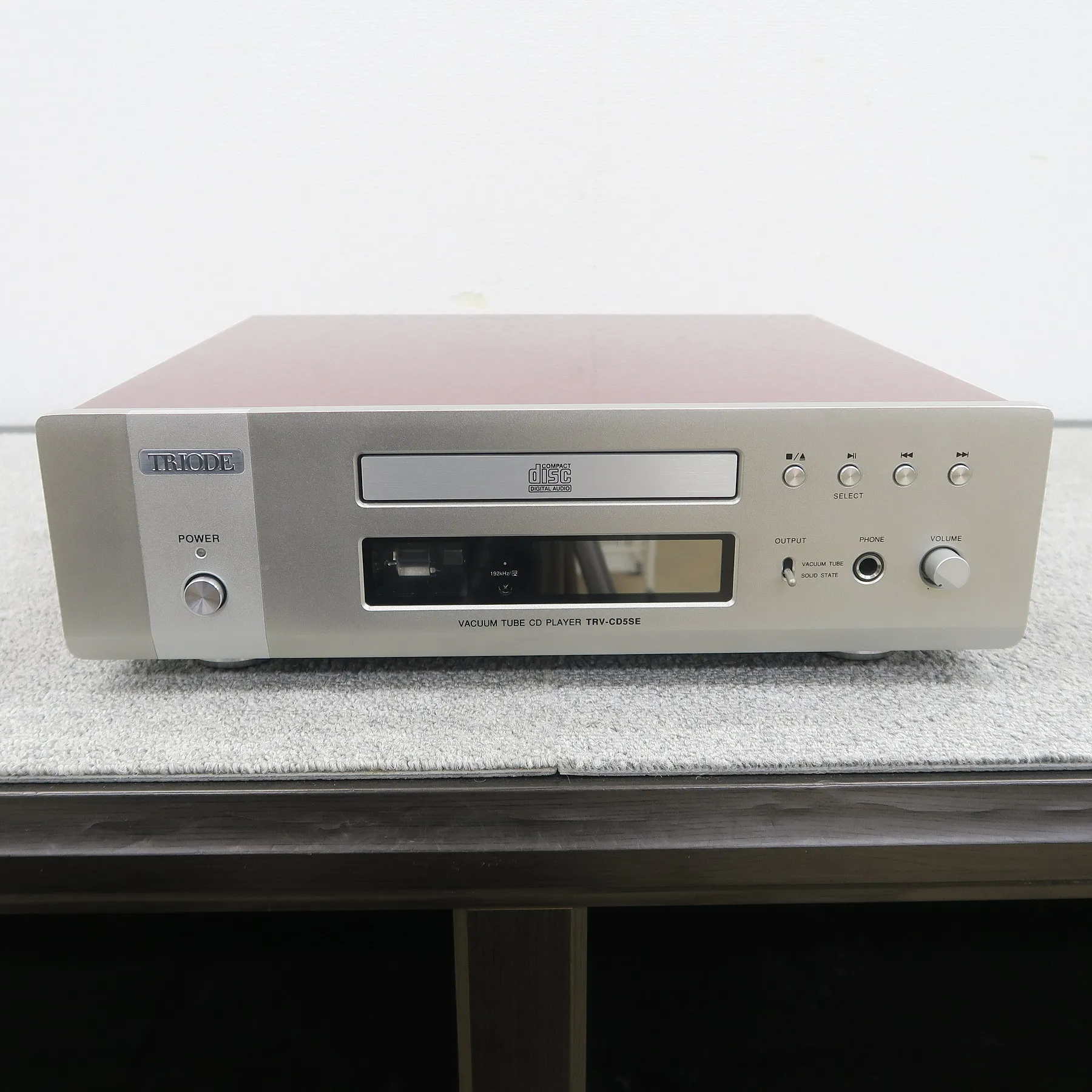 トライオード TRIODE TRV-CD5SE CDデッキ