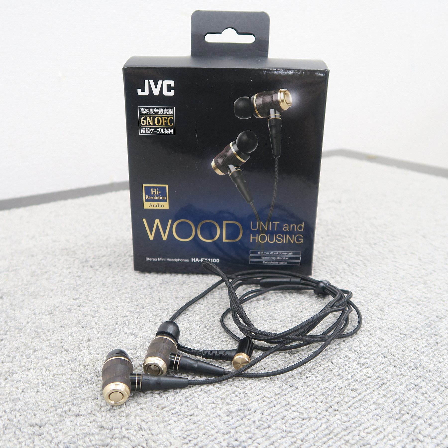 【ほぼ未使用】JVC victor HA-FX1100 WOOD ビクター