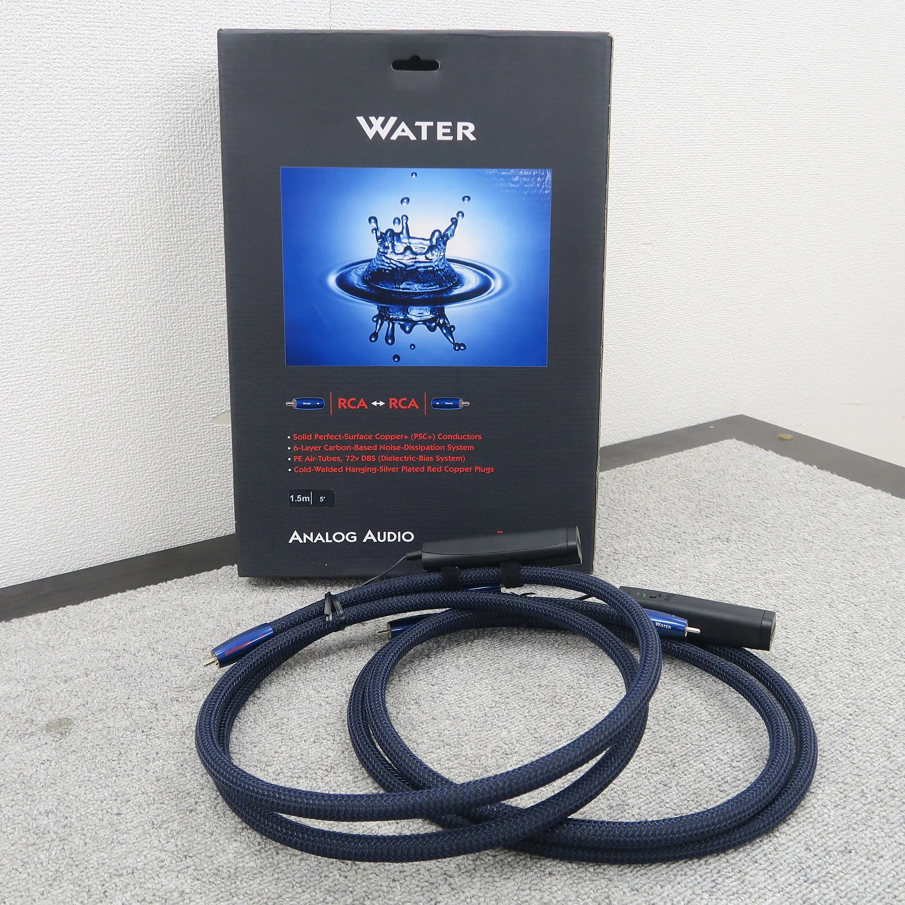 オーディオクエスト AudioQuest WATER 1.5m RCAケーブル