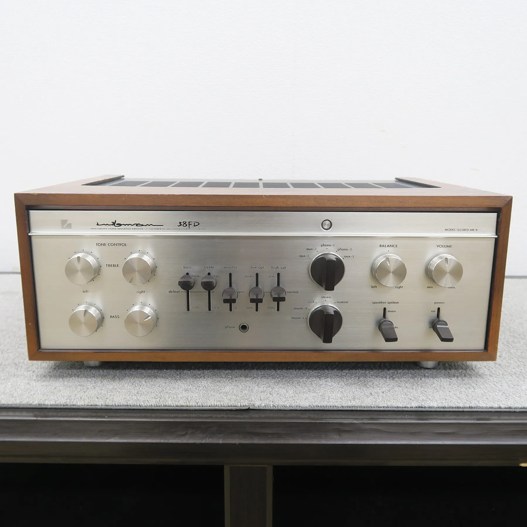 ラックスマン LUXMAN SQ38FD MK II  プリメインアンプ