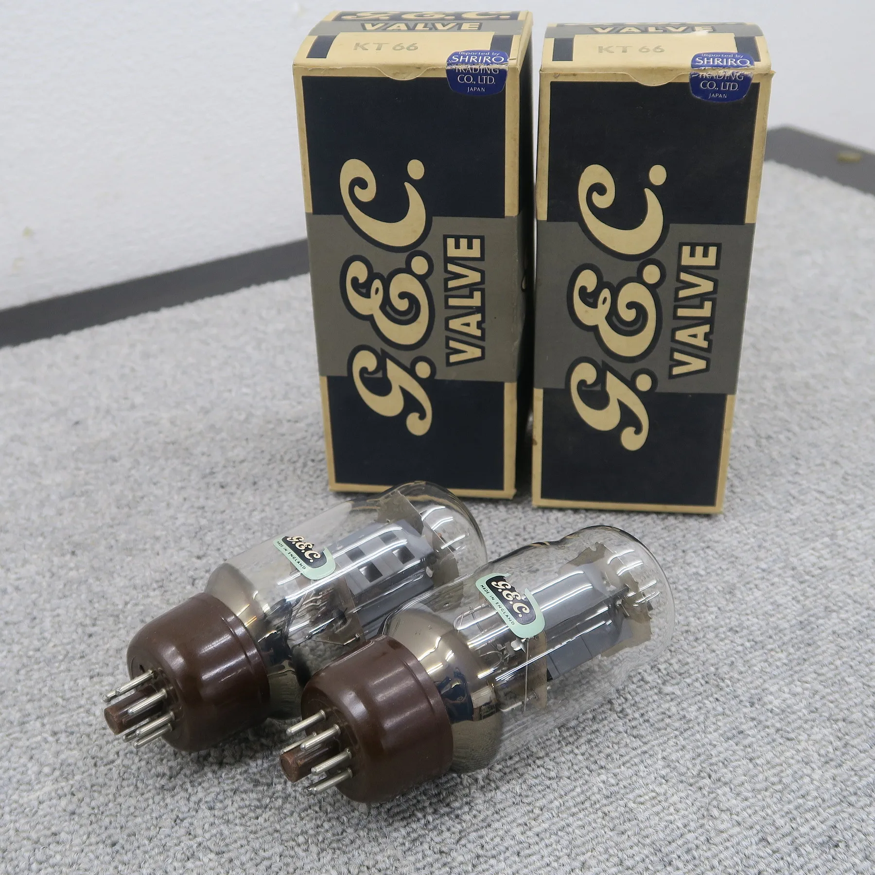 ジーイーシー GEC KT66  真空管ペア
