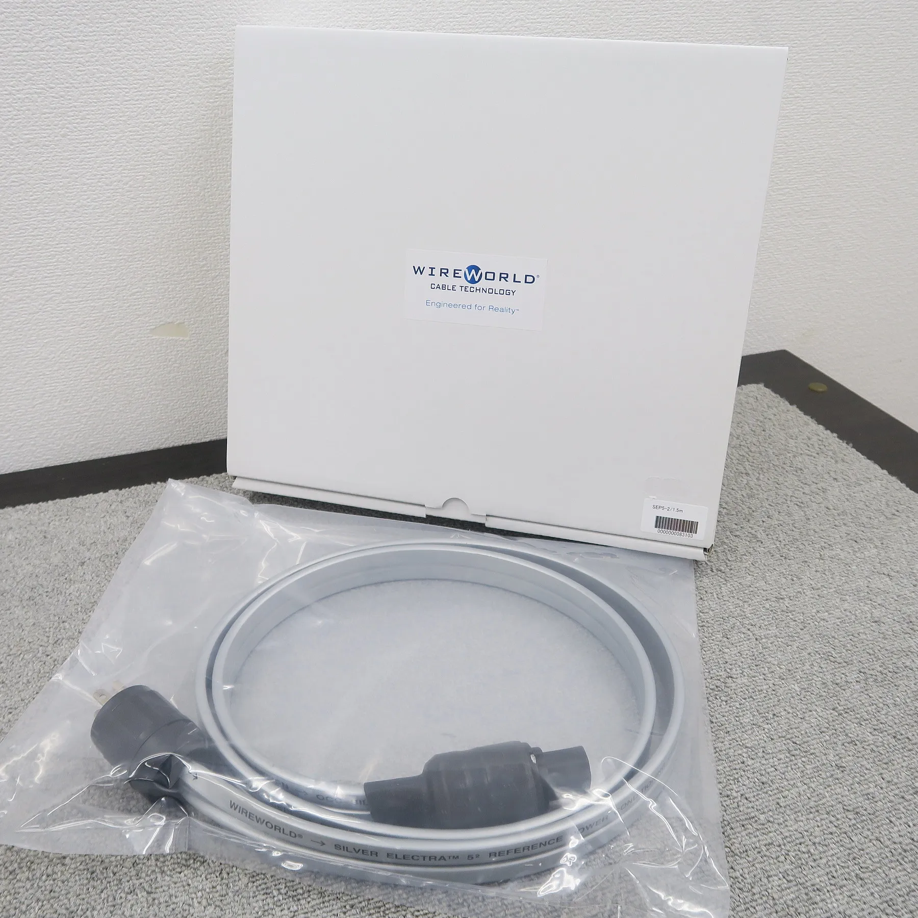 ワイヤーワールド WIRE WORLD SILVER ELECTRA SEP5-2/1.5m 電源ケーブル