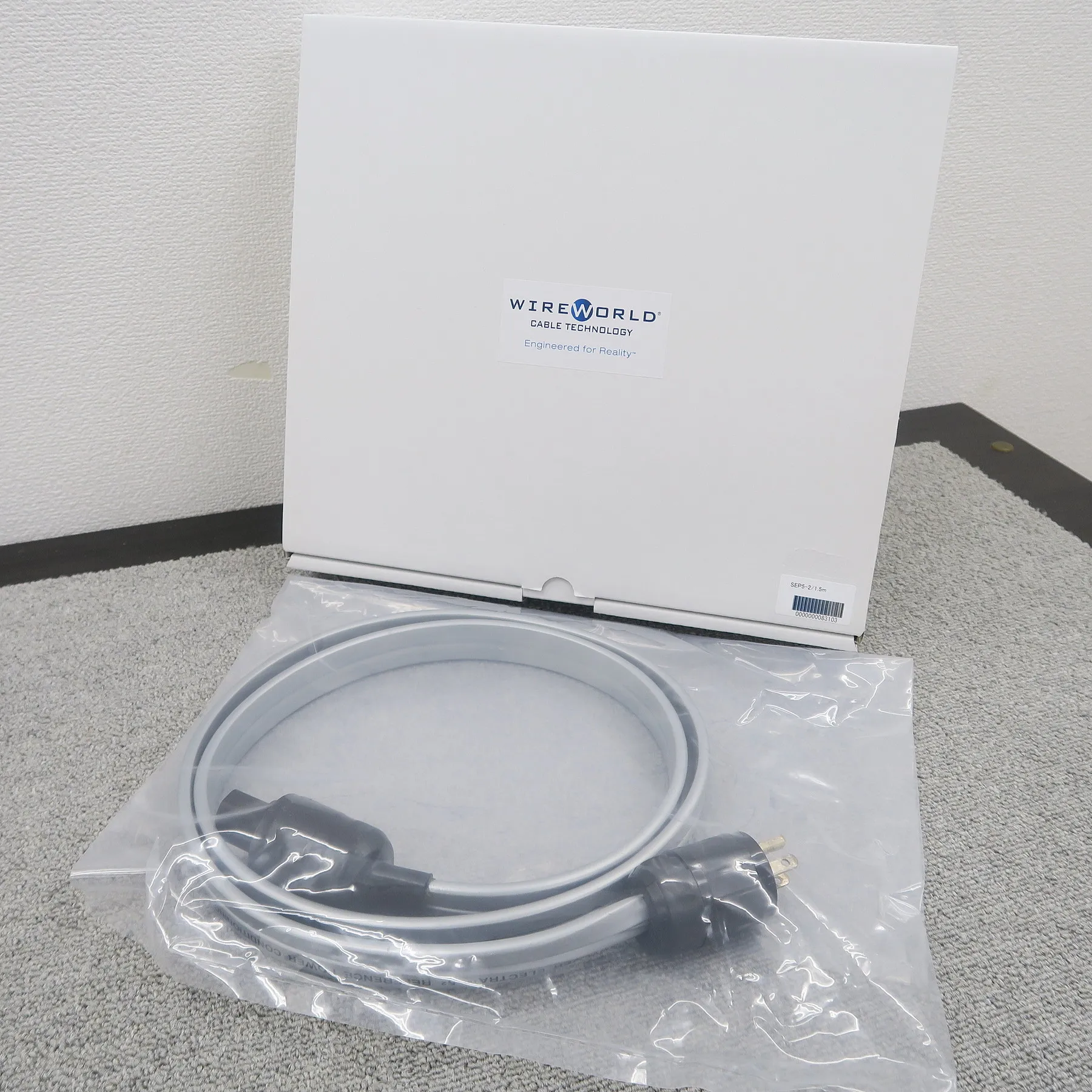 ワイヤーワールド WIRE WORLD SILVER ELECTRA SEP5-2/1.5m 電源ケーブル