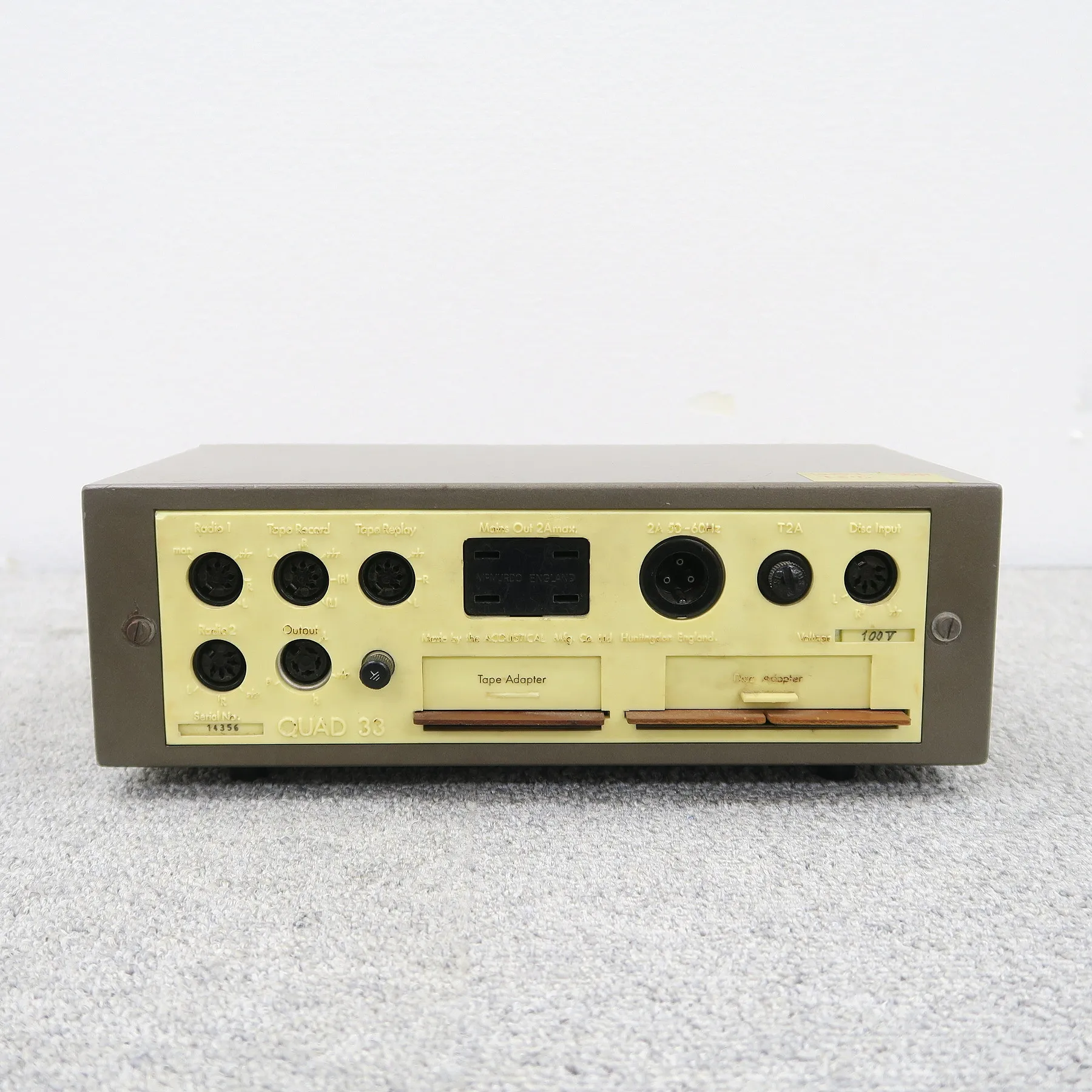 クォード QUAD 33 プリアンプ @54984｜中古オーディオ販売実績｜アフロ