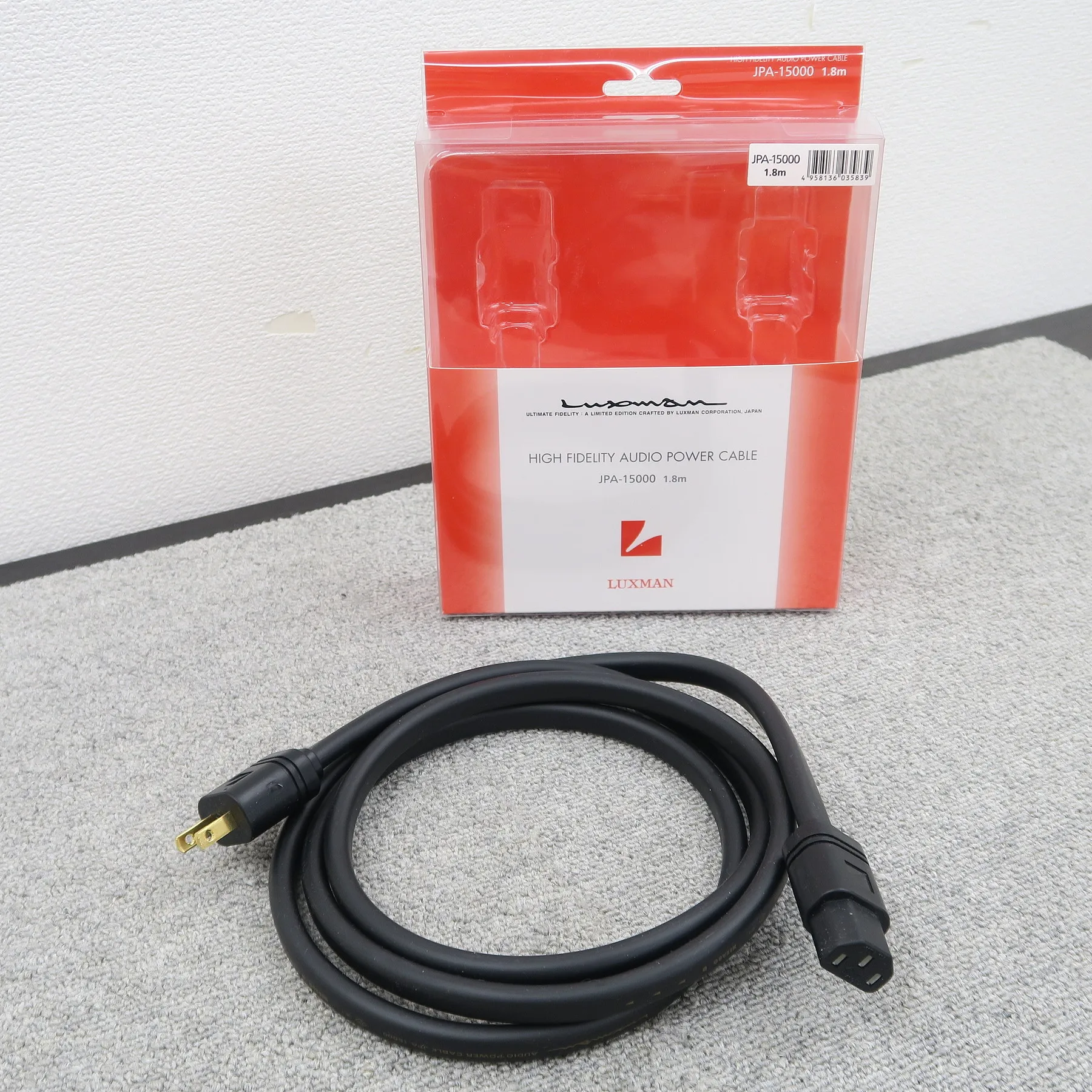 ラックスマン LUXMAN JPA-15000 1.8m 電源ケーブル