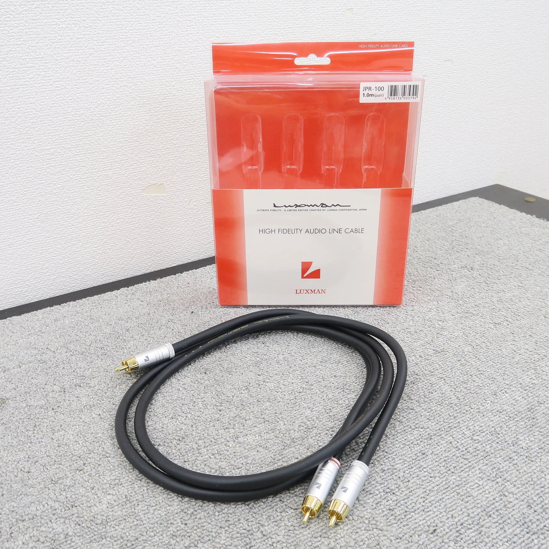 ラックスマン LUXMAN JPR-100 1.0m RCAケーブル