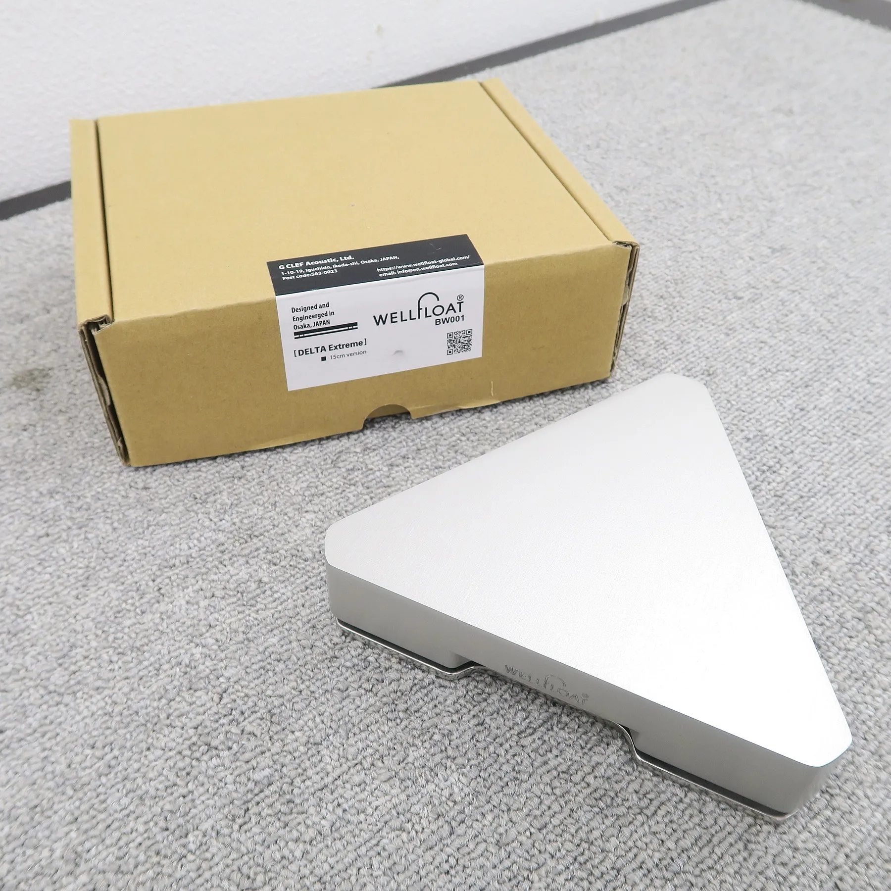 ウェルフロート WELLFLOAT WELLDELTA Basilis スパイク孔無しヴァージョン インシュレーター
