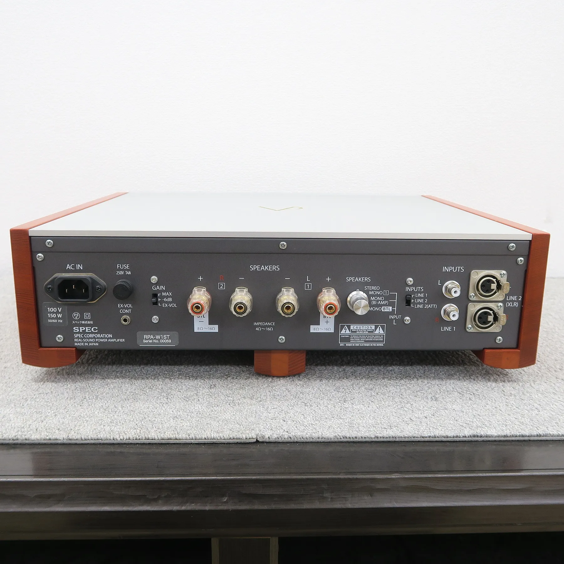 スペック SPEC RPA-W1ST パワーアンプ @55131｜中古オーディオ販売実績