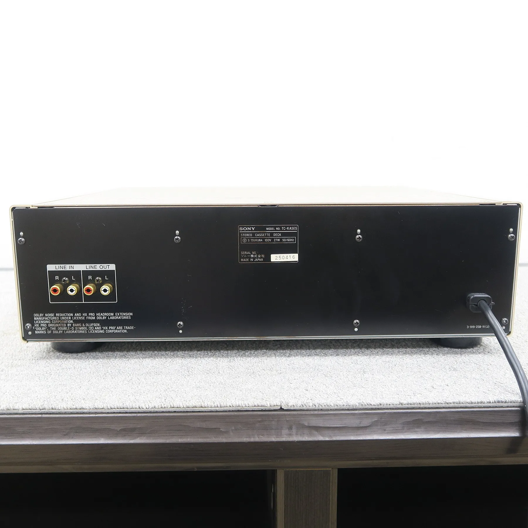 ソニー SONY TC-KA5ES カセットデッキ @55199｜中古オーディオ販売実績