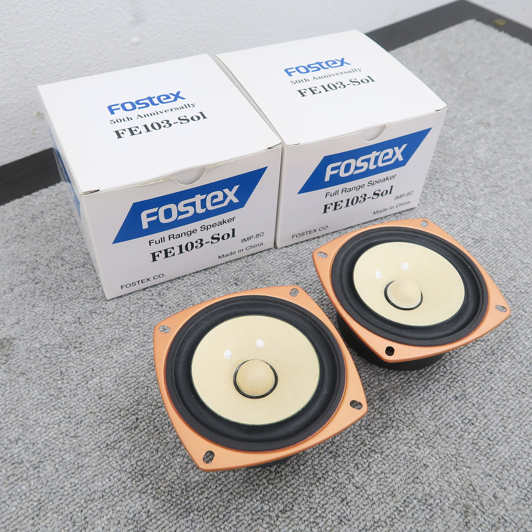 人気お得】 フルレンジスピーカー Fostex FE103-Sol 8Ω ２個 dbfta