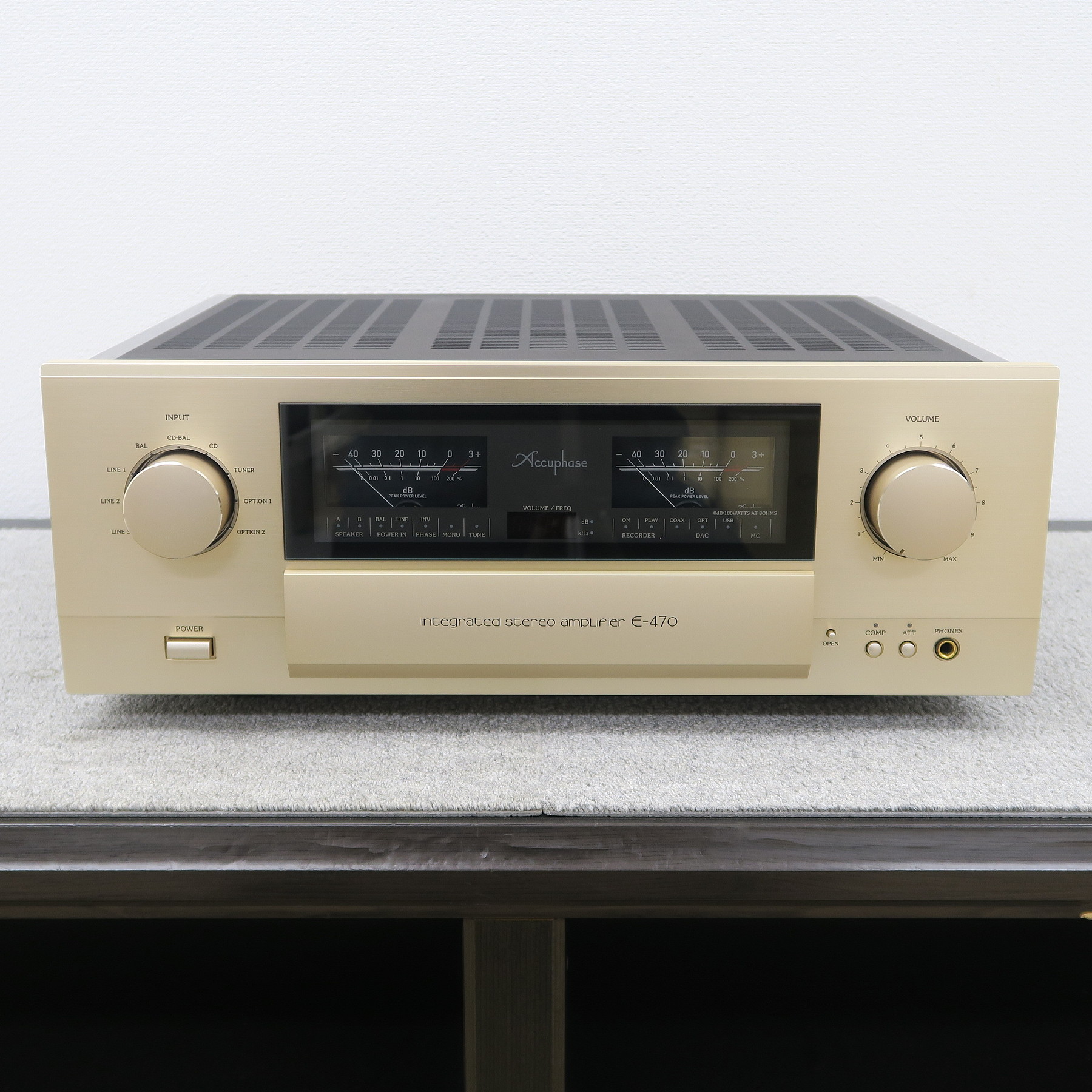 【Sランク】アキュフェーズ Accuphase E-470 プリメインアンプ