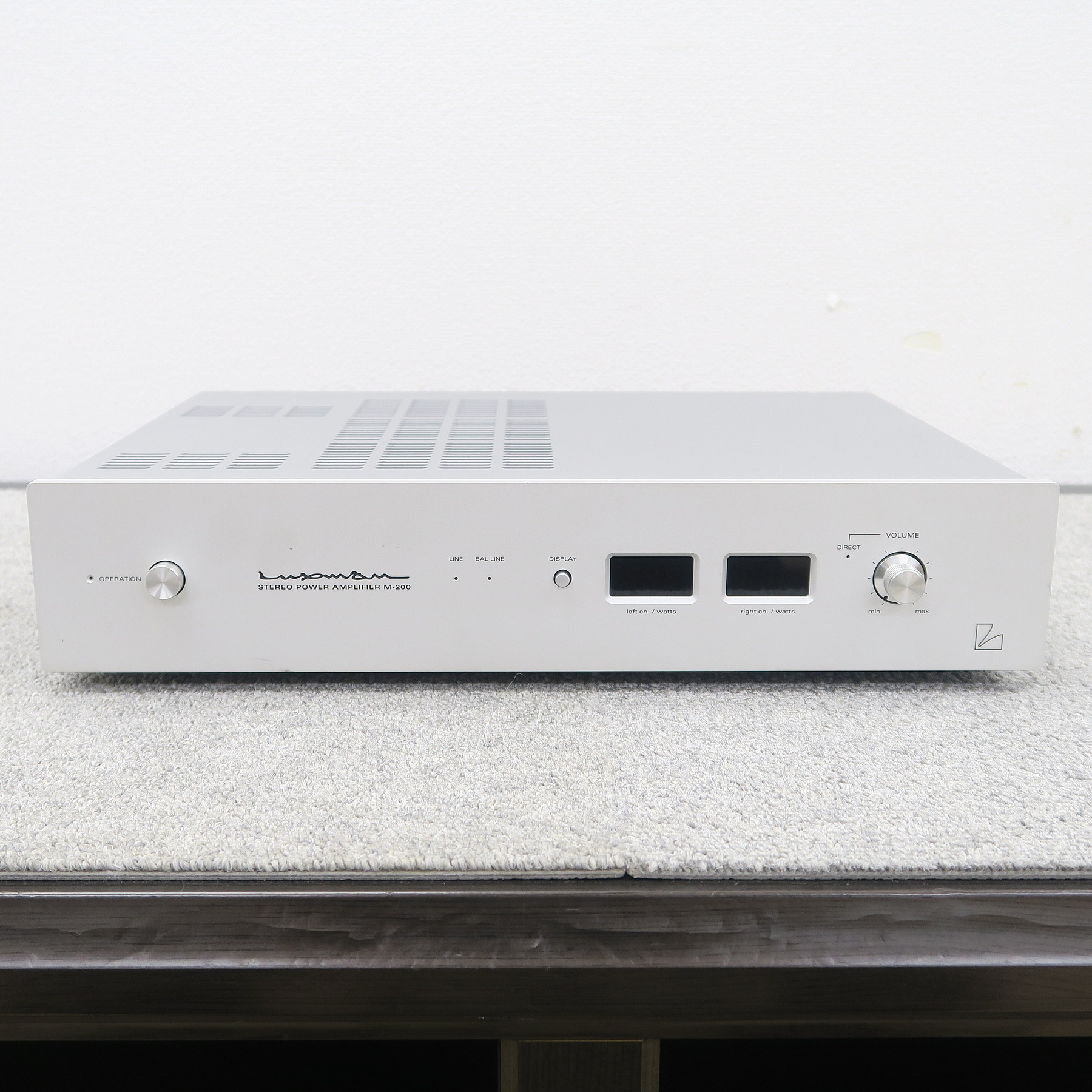 Aランク】ラックスマン LUXMAN M-200 パワーアンプ @55302