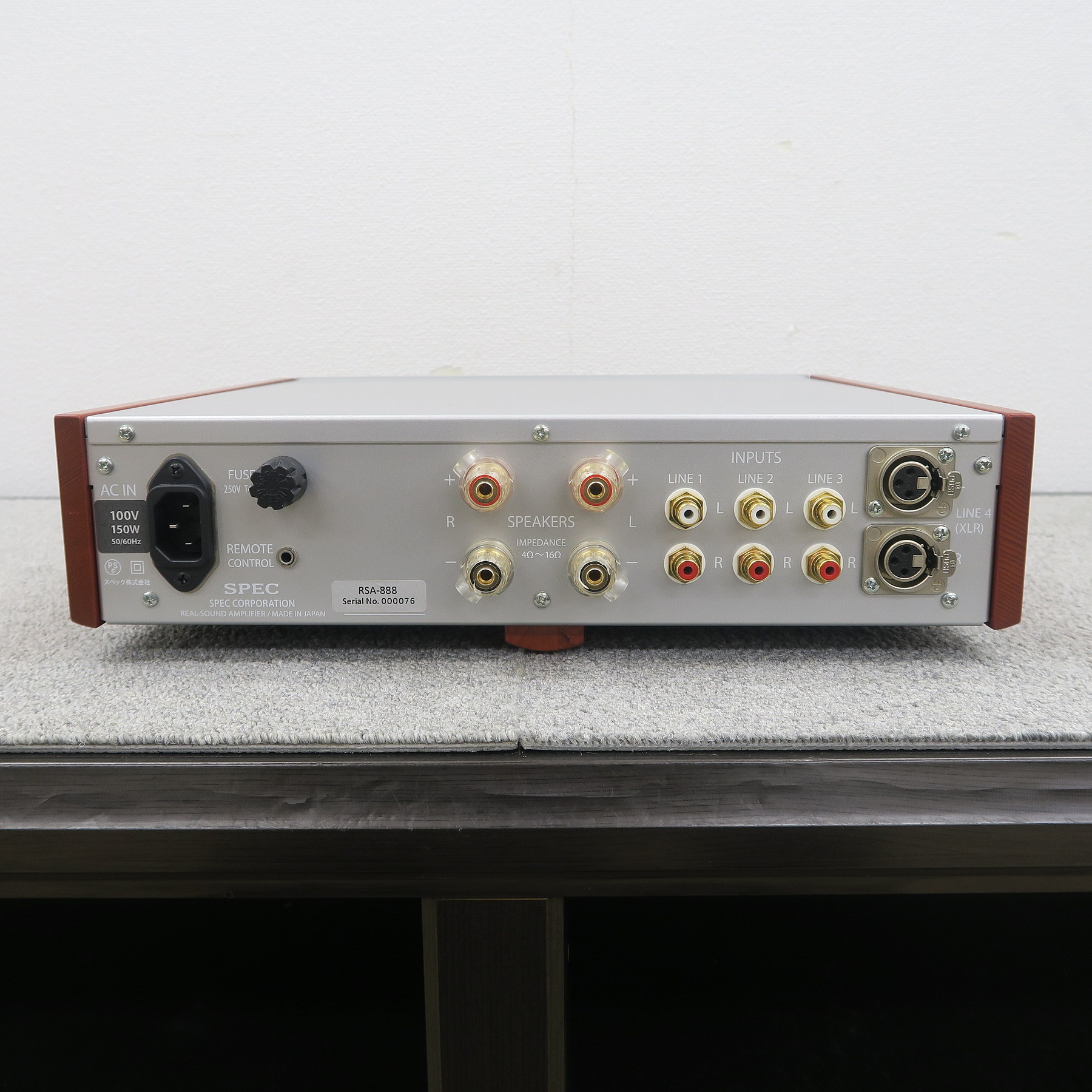 美品 SPEC スペック RSA-888 プリメインアンプ #661