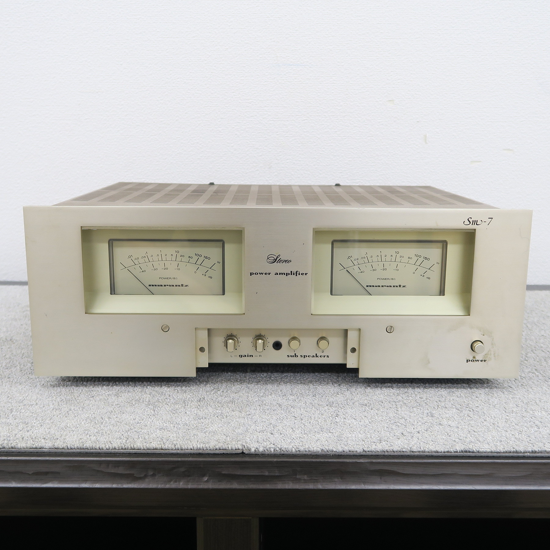 ジャンク】マランツ Marantz SM-7 パワーアンプ @55401 / 中古