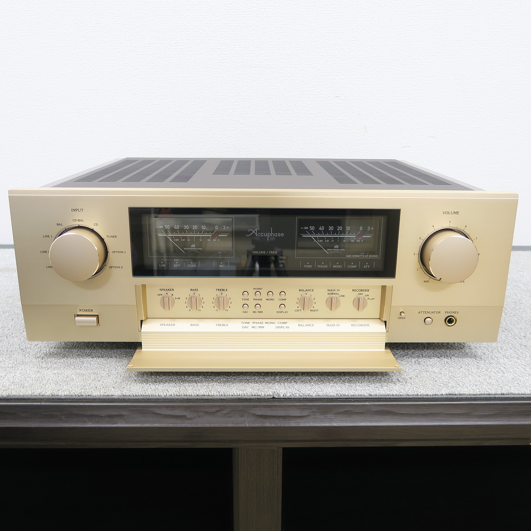 Sランク】アキュフェーズ Accuphase E-380 プリメインアンプ @55434 / 中古 オーディオ買取、販売、通販のショップアフロオーディオ横浜