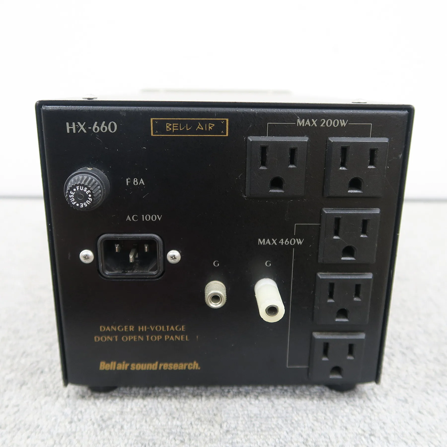 BELL AIR HX-660 電源 ベルエアー @55652｜中古オーディオ販売実績