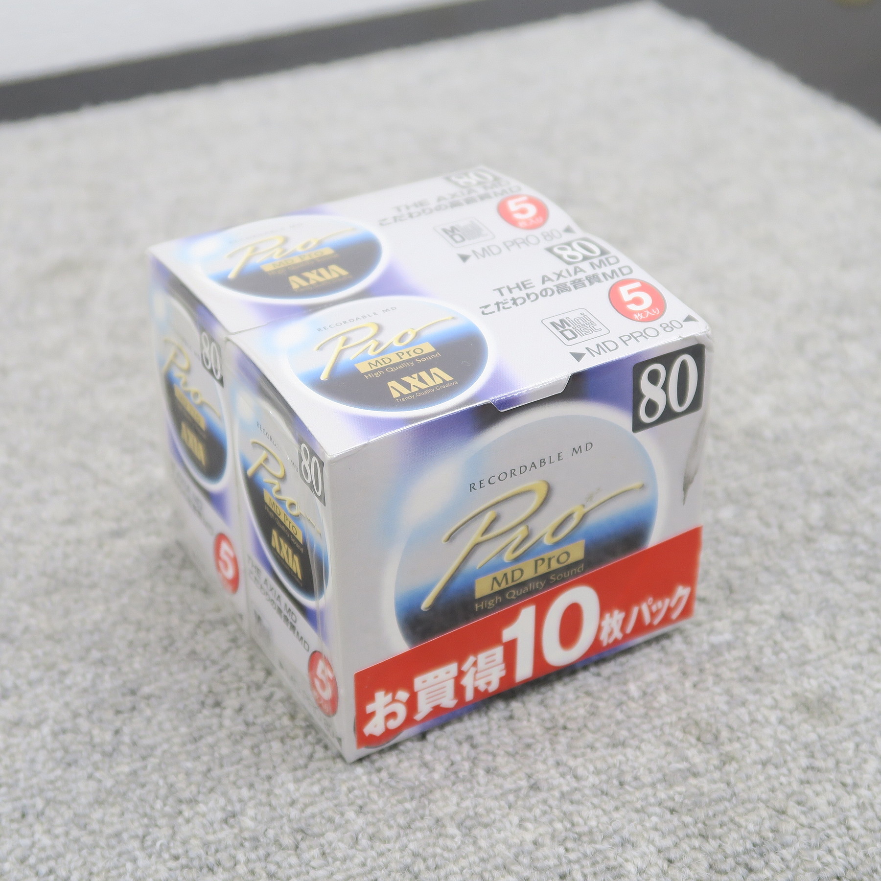 未使用】AXIA MD PRO 80 MDディスク 10枚セット @55778 / 中古
