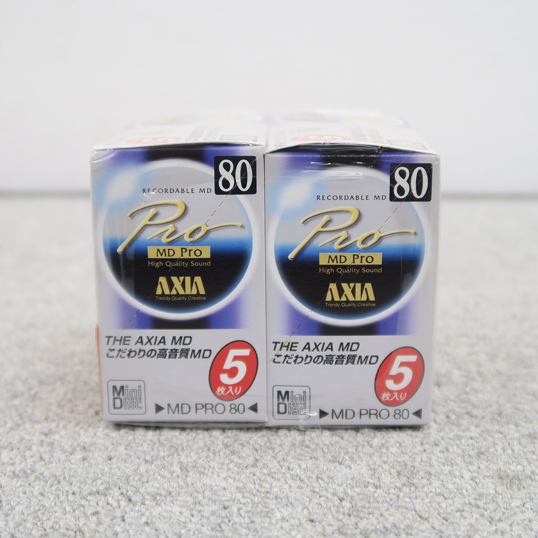 未使用】AXIA MD PRO 80 MDディスク 10枚セット @55778 / 中古