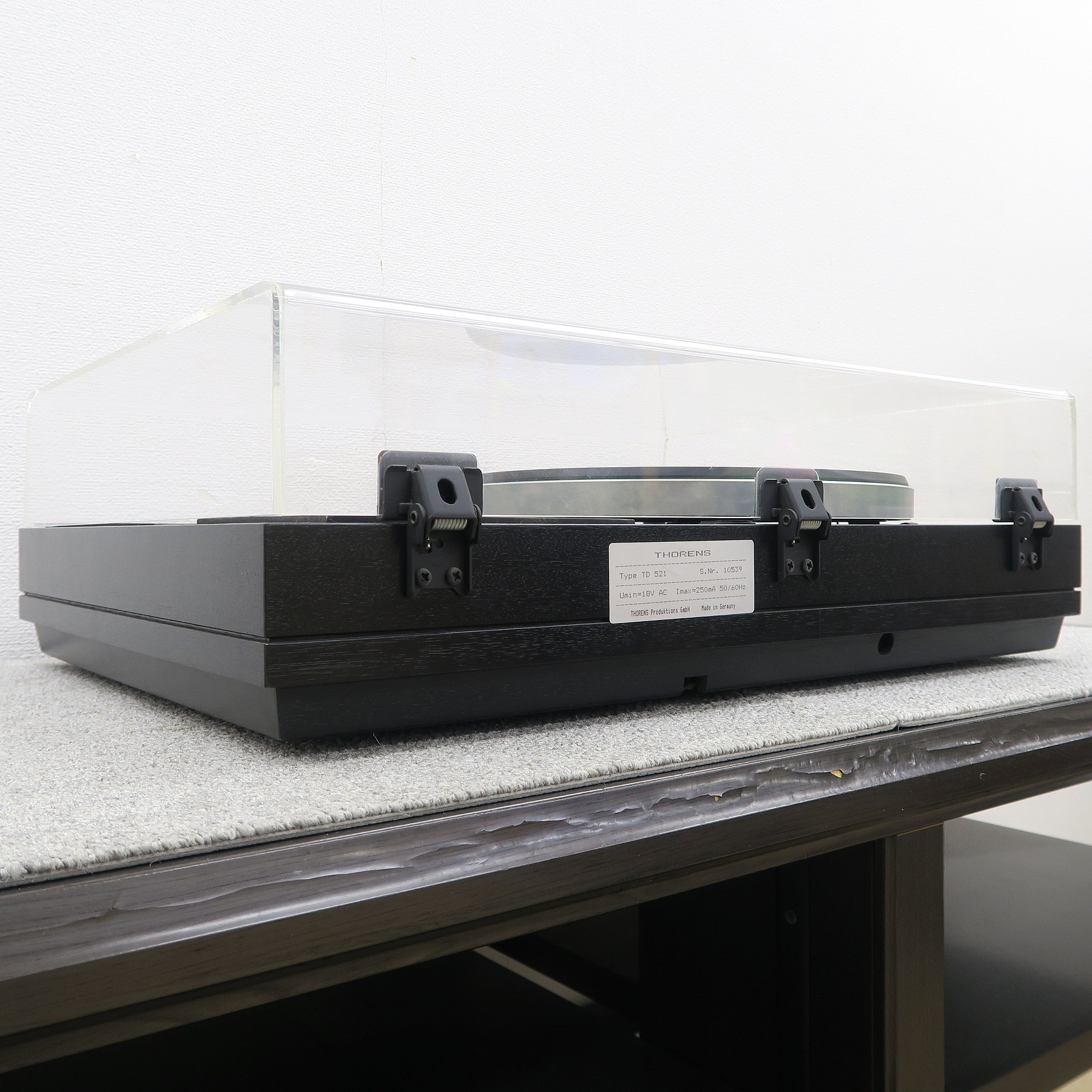 Aランク】THORENS TD521 ターンテーブル トーレンス @55569 / 中古