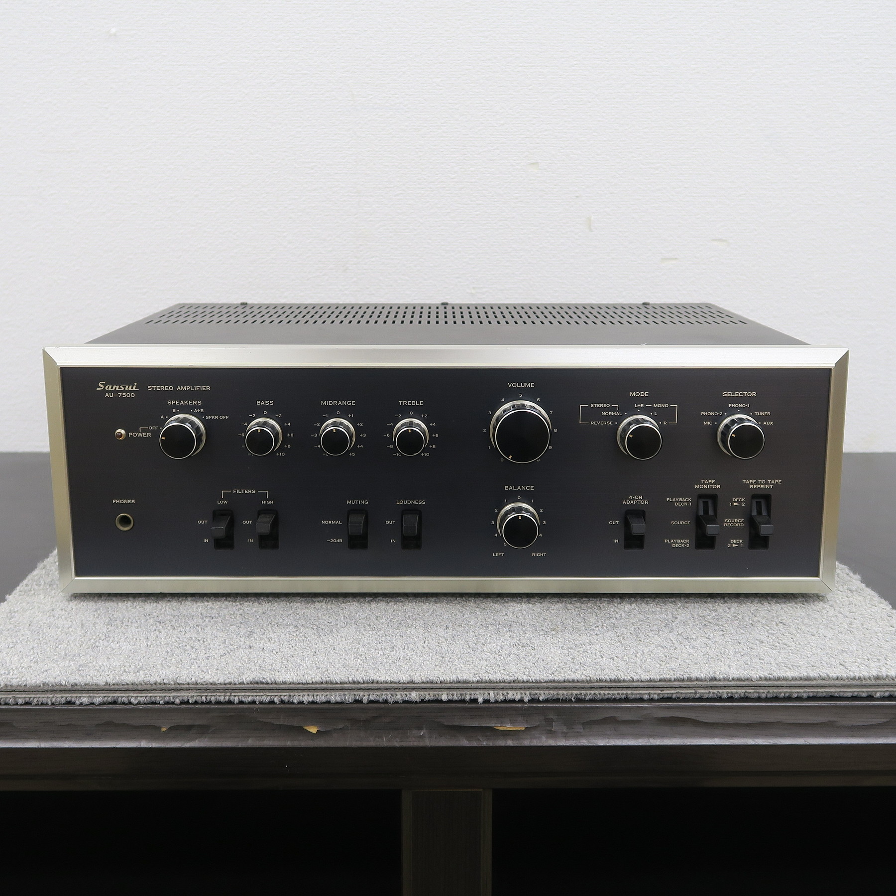 ジャンク】SANSUI AU-7500 プリメインアンプ サンスイ @56042 / 中古