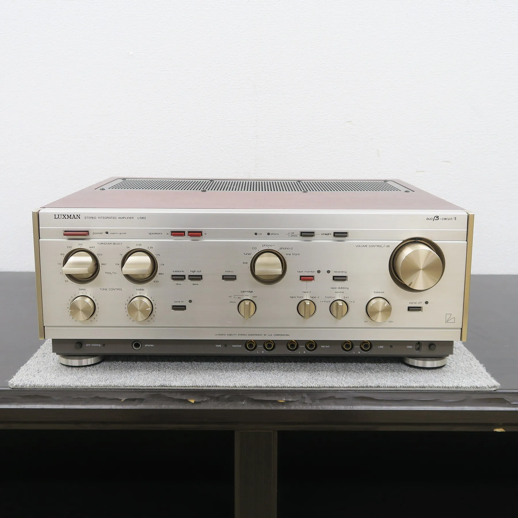 LUXMAN L-560 プリメインアンプ ラックスマン