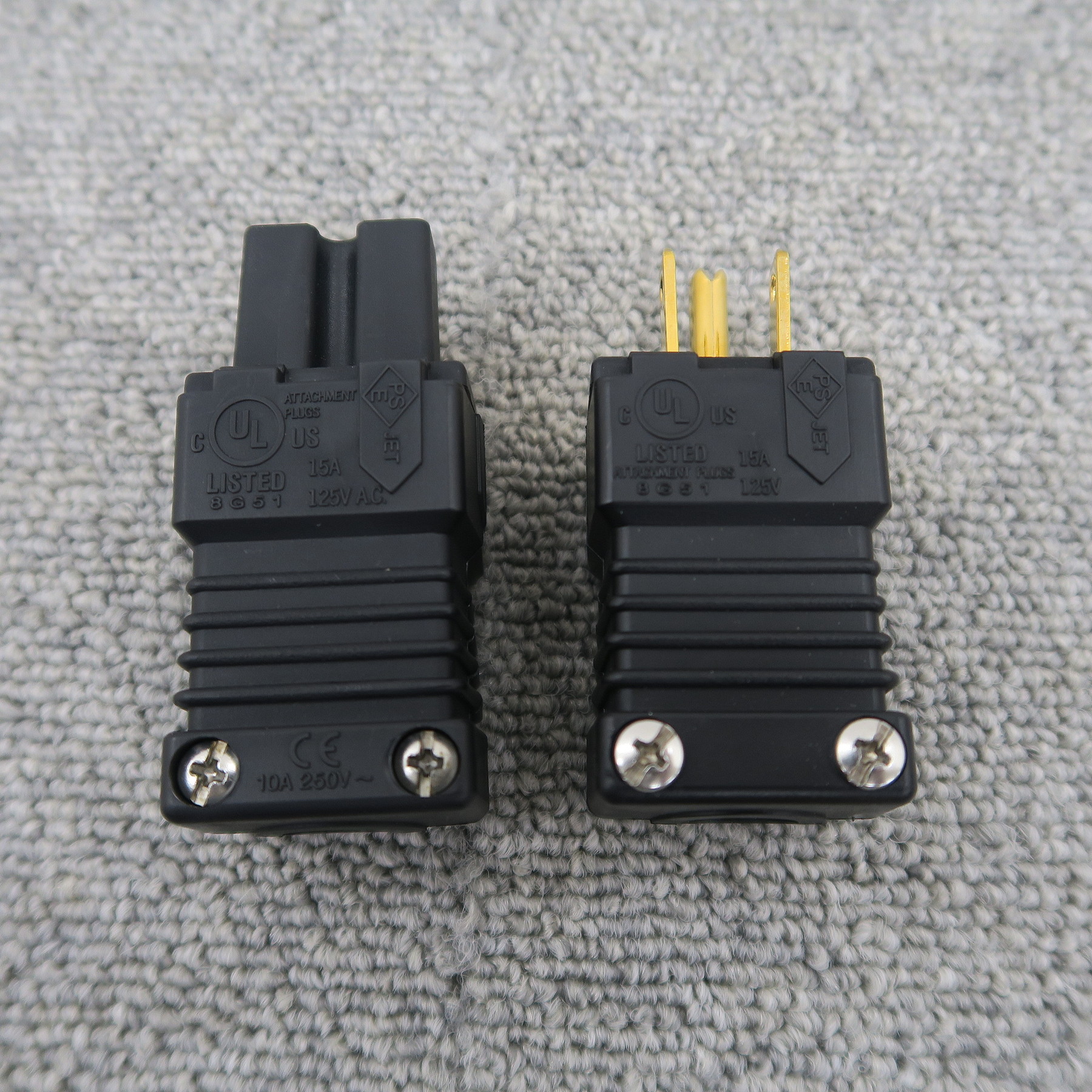 ●電源プラグ IECコネクター付属●AEC●PSE-018HG Aランク】AET PSE-018HG FURUTECH FI-11-N1 電源プラグセット