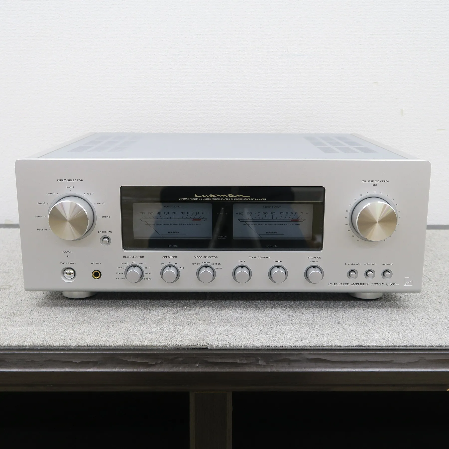 LUXMAN L-505u プリメインアンプ ラックスマン