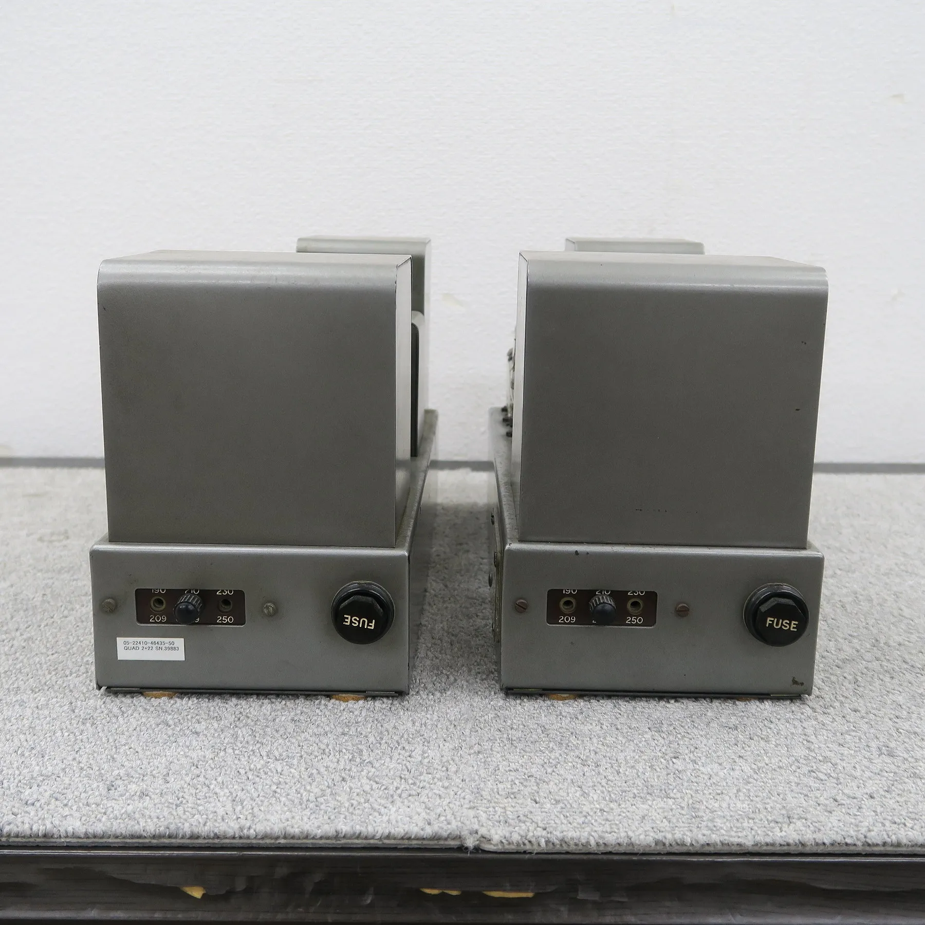 #QUAD #真空管 #パワーアンプ #QUADII #QUAD22 #クォード QUAD QUAD 22 + QUAD II パワーアンプ クォード @56293｜中古