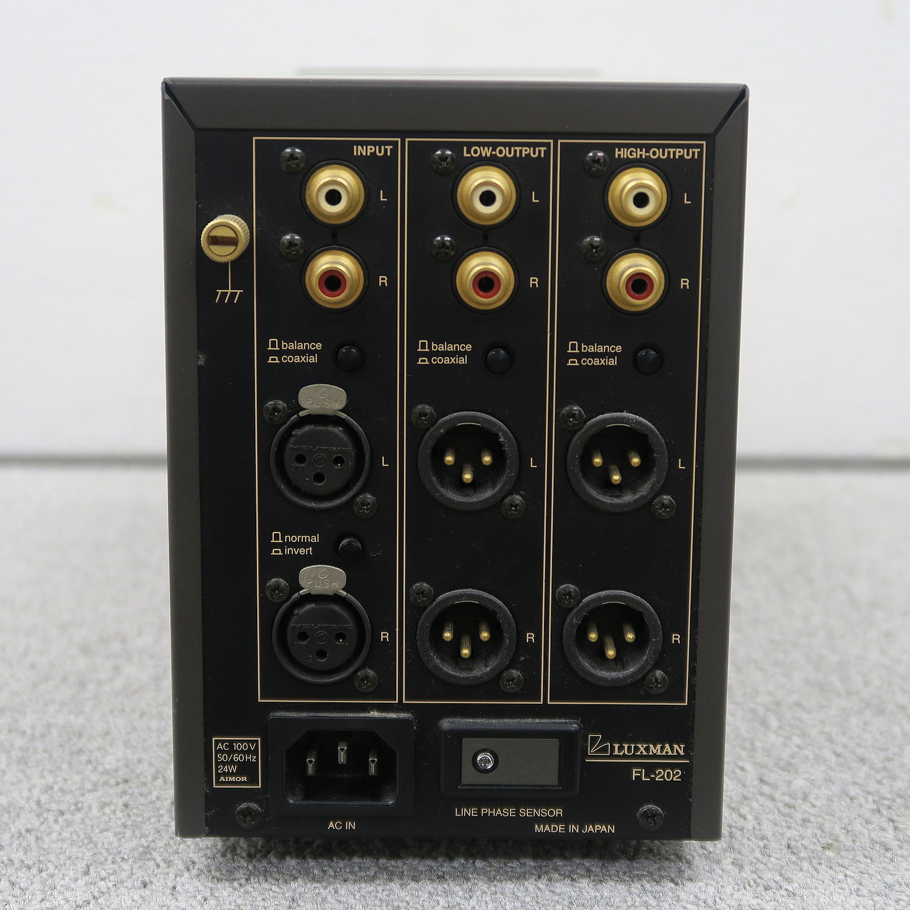 ジャンク】LUXMAN FL-202 チャンネルデバイダー ラックスマン @56297 / 中古オーディオ買取、販売、通販のショップアフロオーディオ横浜