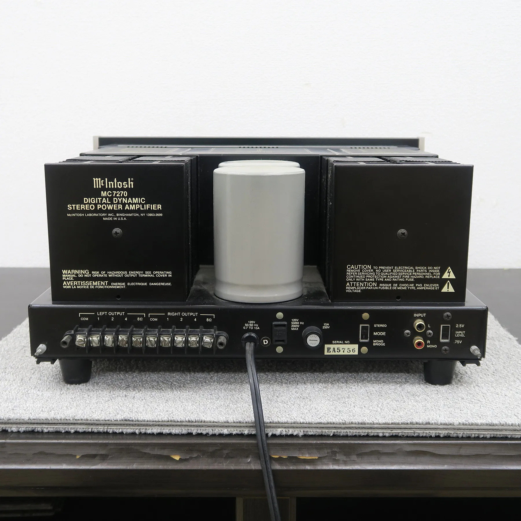 Mcintosh MC7270 パワーアンプ マッキントッシュ @56392｜中古