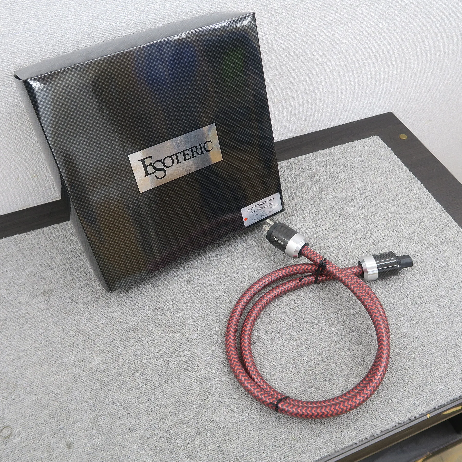 ESOTERIC 7N-PC9100 MEXCEL 1.5m 電源ケーブル エソテリック