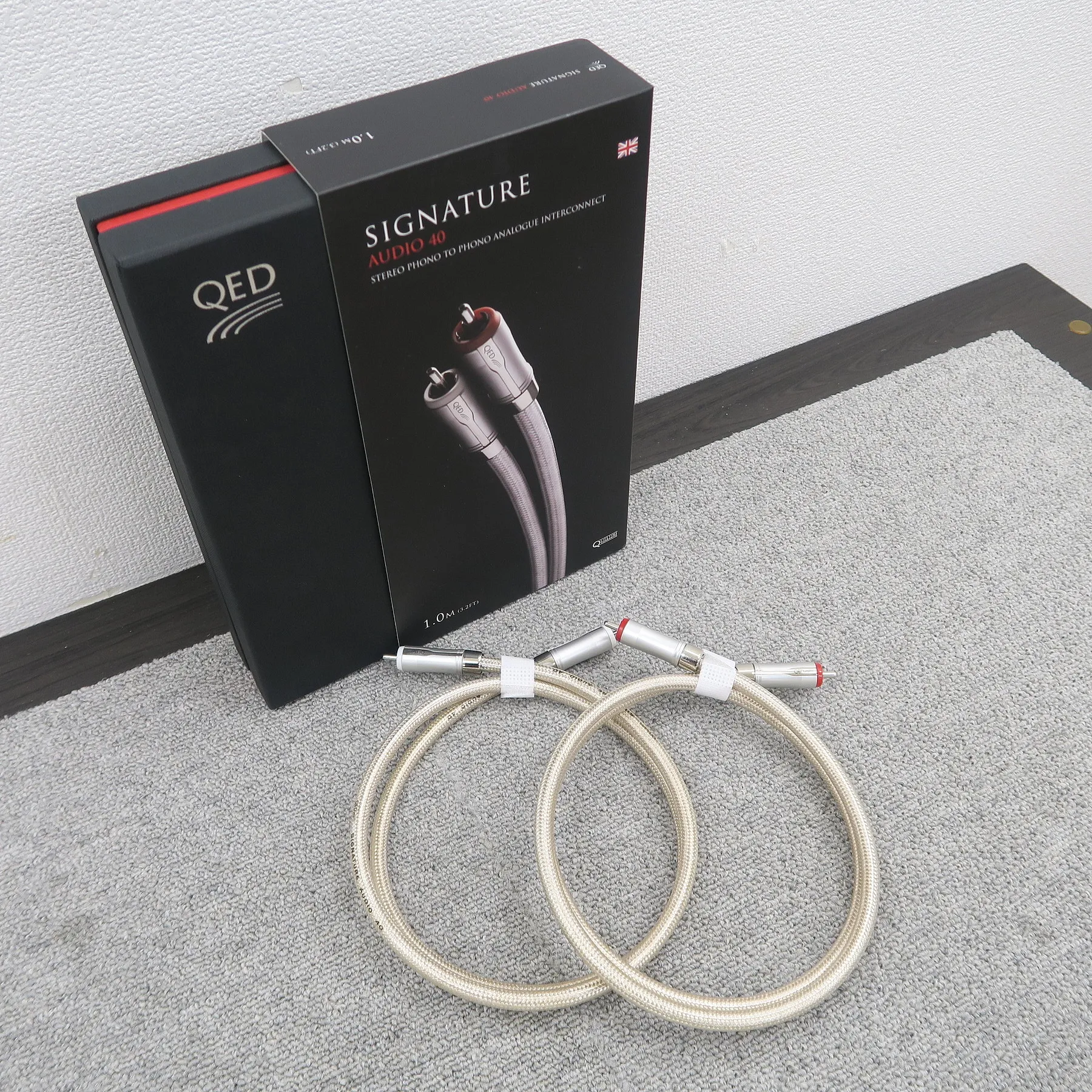 QED Signature Audio 40 1.0m RCAケーブル キューイーディー @56474