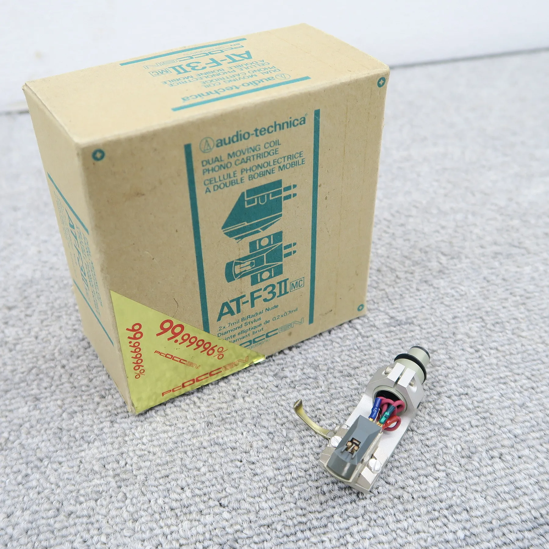 audio-technica AT-F3II MCカートリッジ オーディオテクニカ