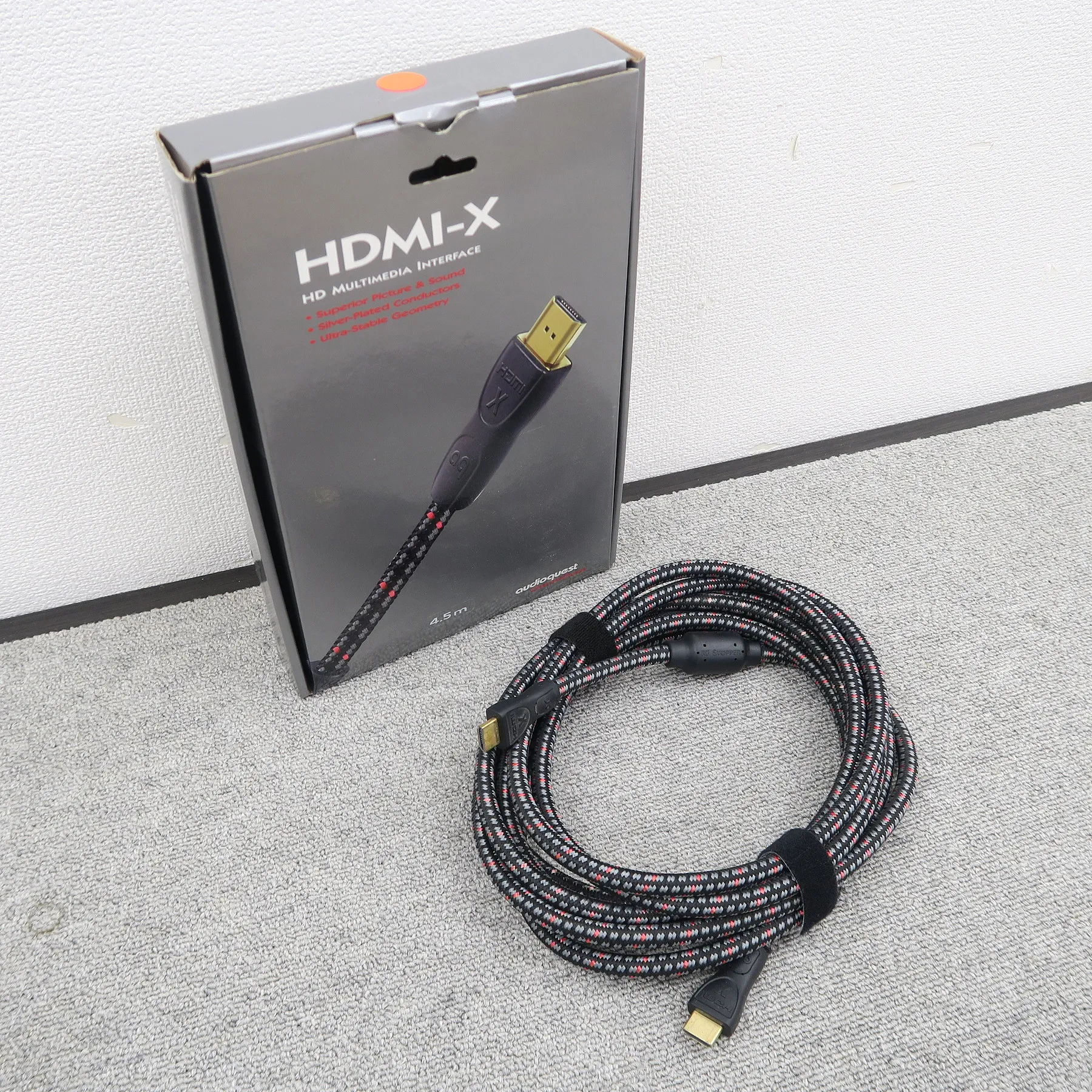 AudioQuest HDMI-X 4.5m HDMIケーブル オーディオクエスト