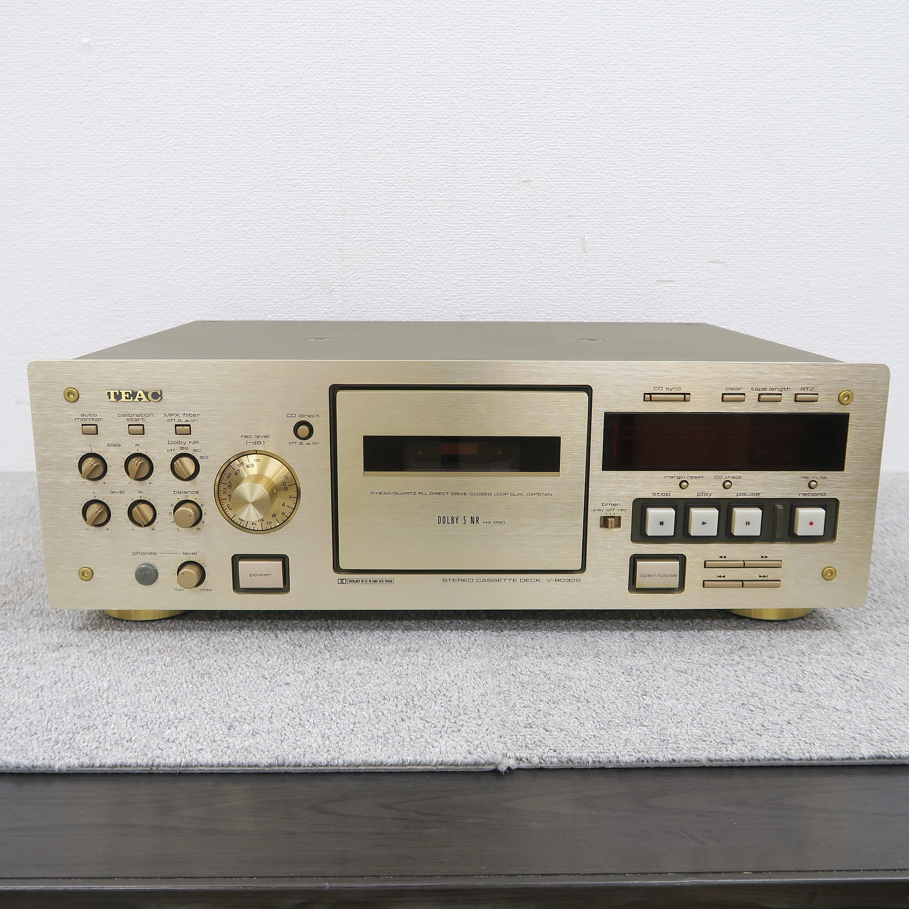 TEAC V-8030S カセットデッキ - オーディオ機器