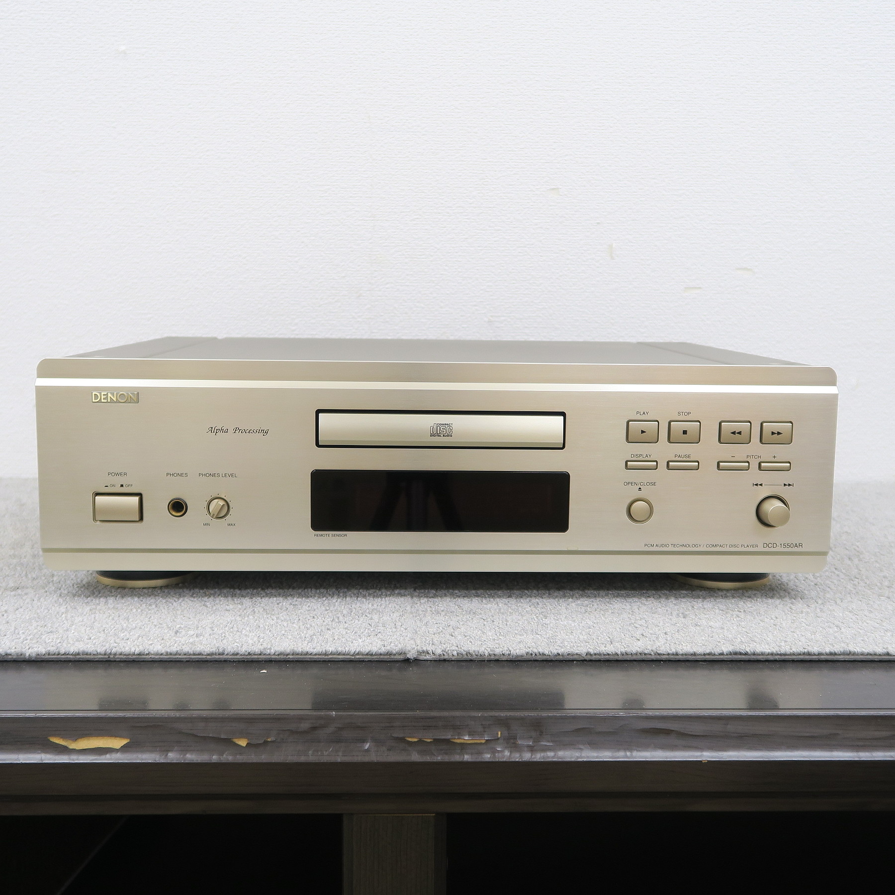 BランクDENON DCDAR CDデッキ デノン @