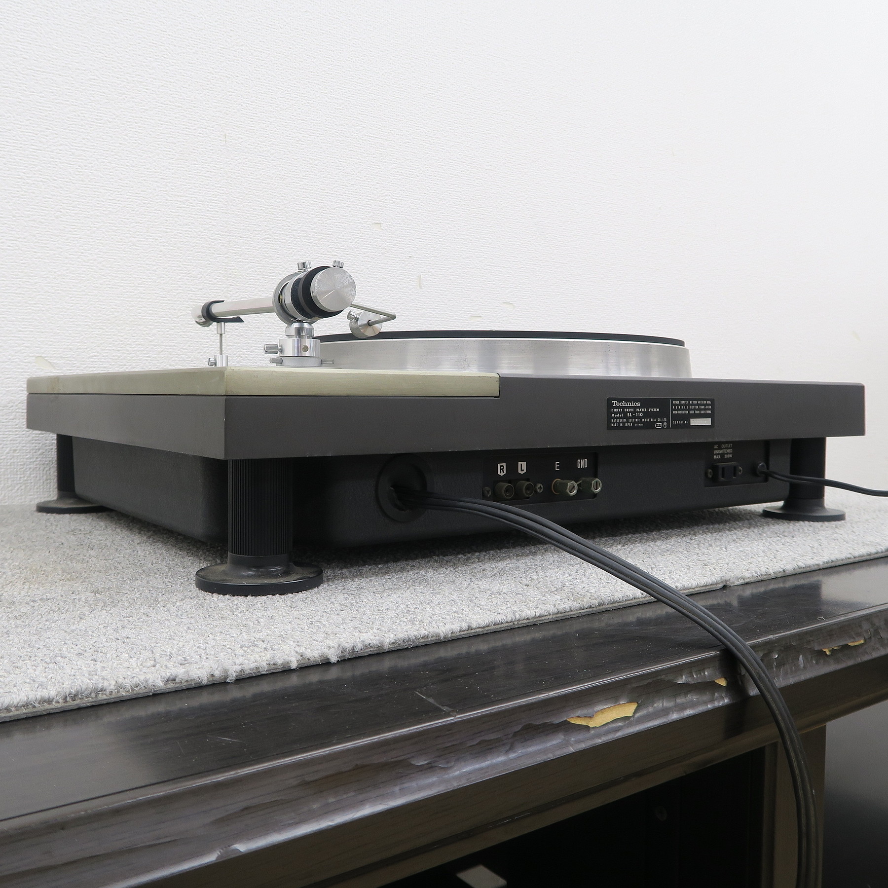 Cランク】Technics SL-110 ターンテーブル テクニクス @56759 / 中古オーディオ買取、販売、通販のショップアフロオーディオ横浜