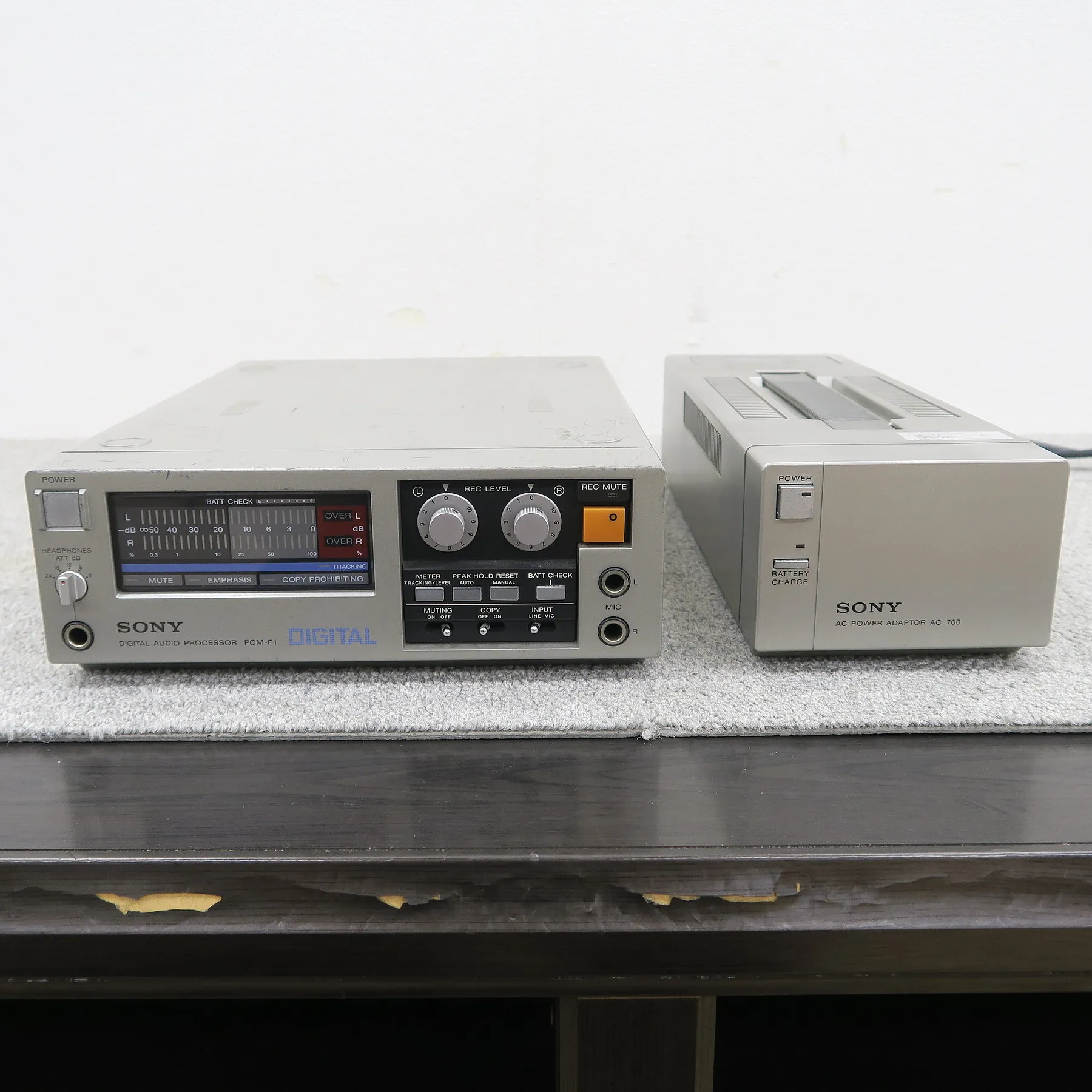 SONY PCM-F1 デジタルオーディオプロセッサー ソニー