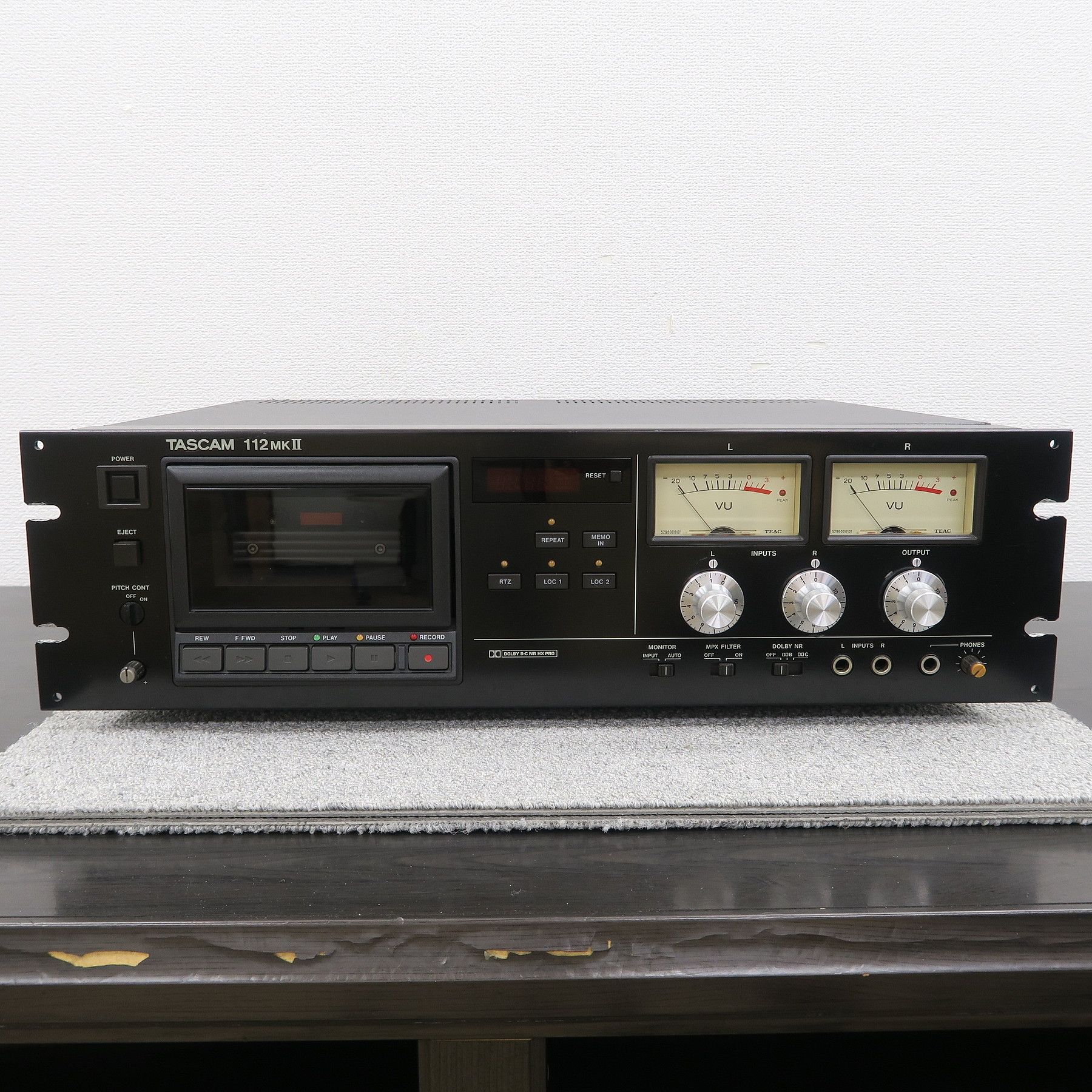 【レア物】TASCAM 112MK2　タスカムカセットデッキ当時の定価¥86400