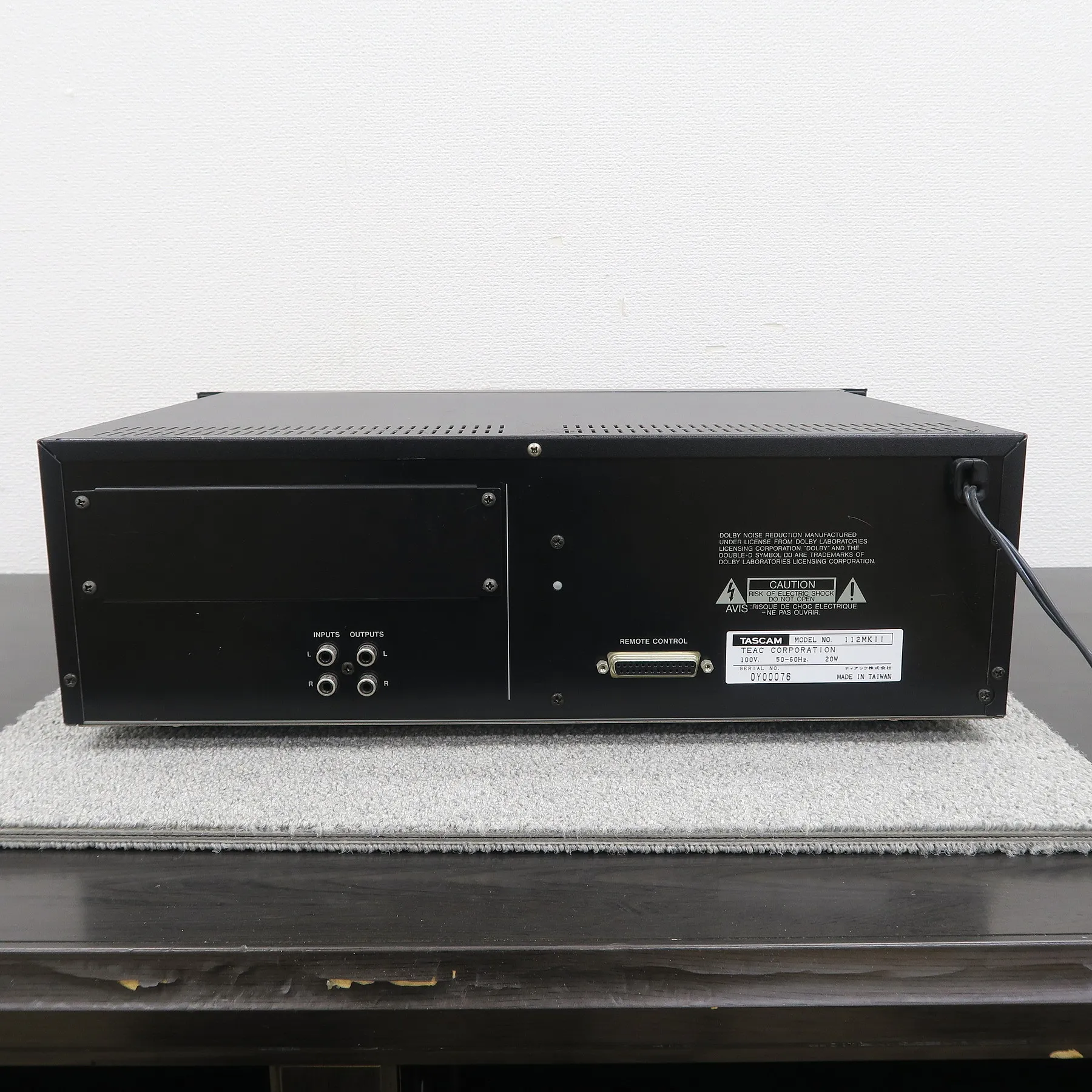 TASCAM 112MK2 カセットデッキ タスカム @56868｜中古オーディオ販売