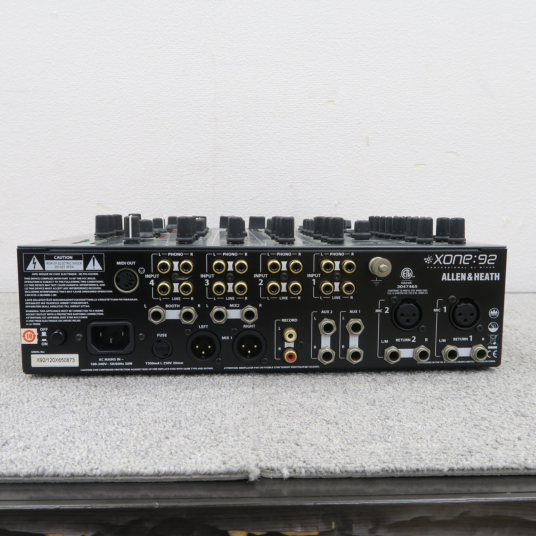 Bランク】Allen&Heath Xone:92 DJミキサー アレンアンドヒース Bランク】Allen&Heath Xone:92 DJミキサー アレンアンドヒース